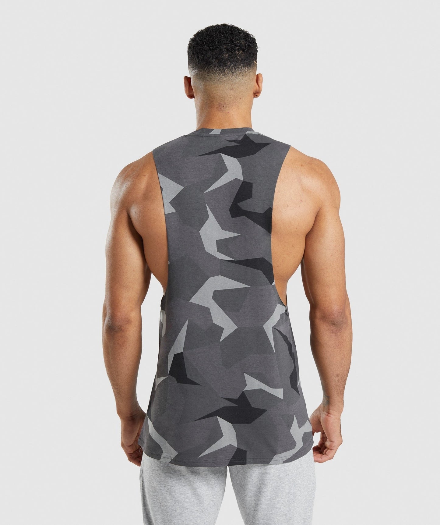Gymshark Critical 2.0 Drop Arm Tank - Black Print
