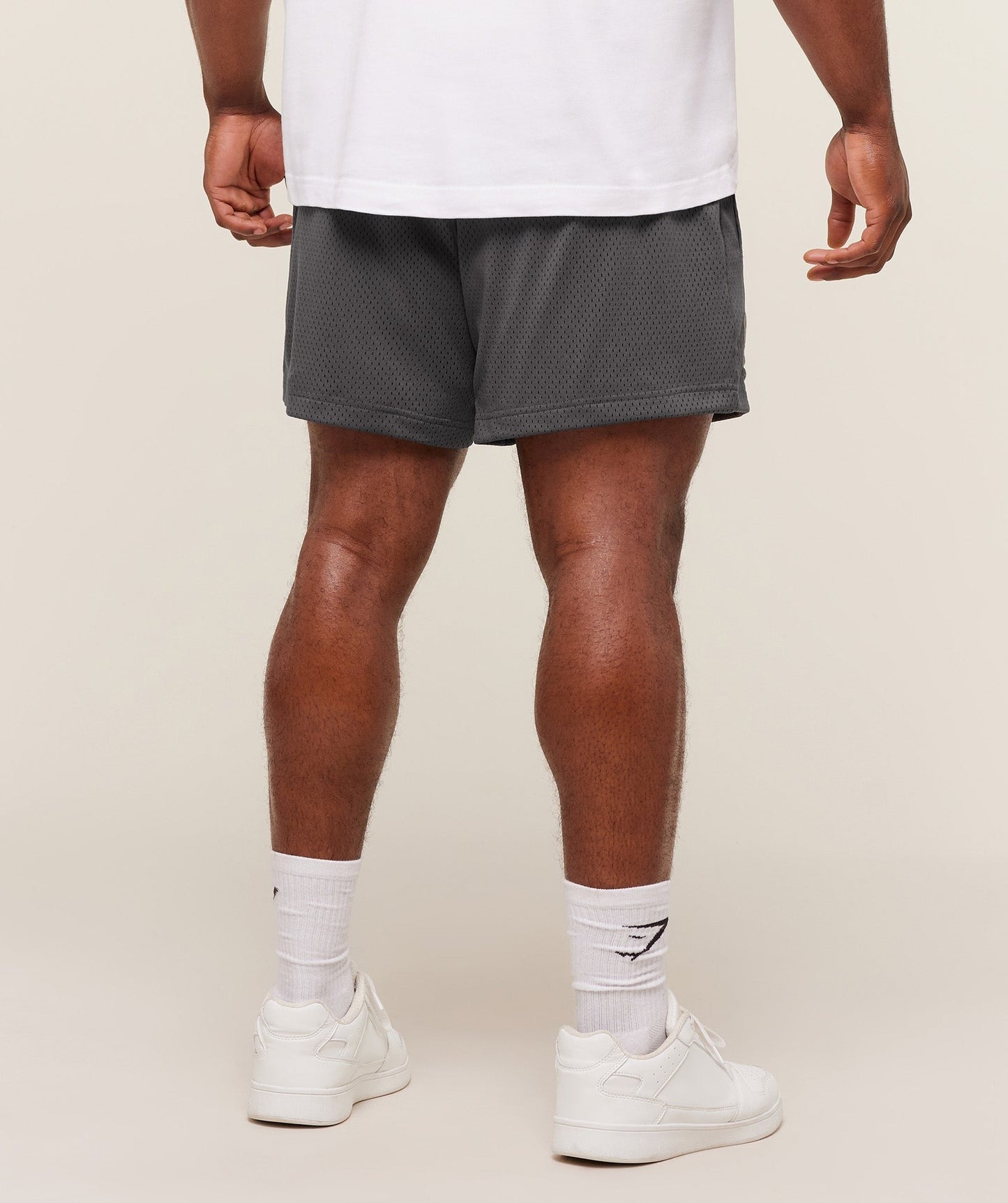 Gymshark Lifting Barbell Mesh 5" Short - Grey