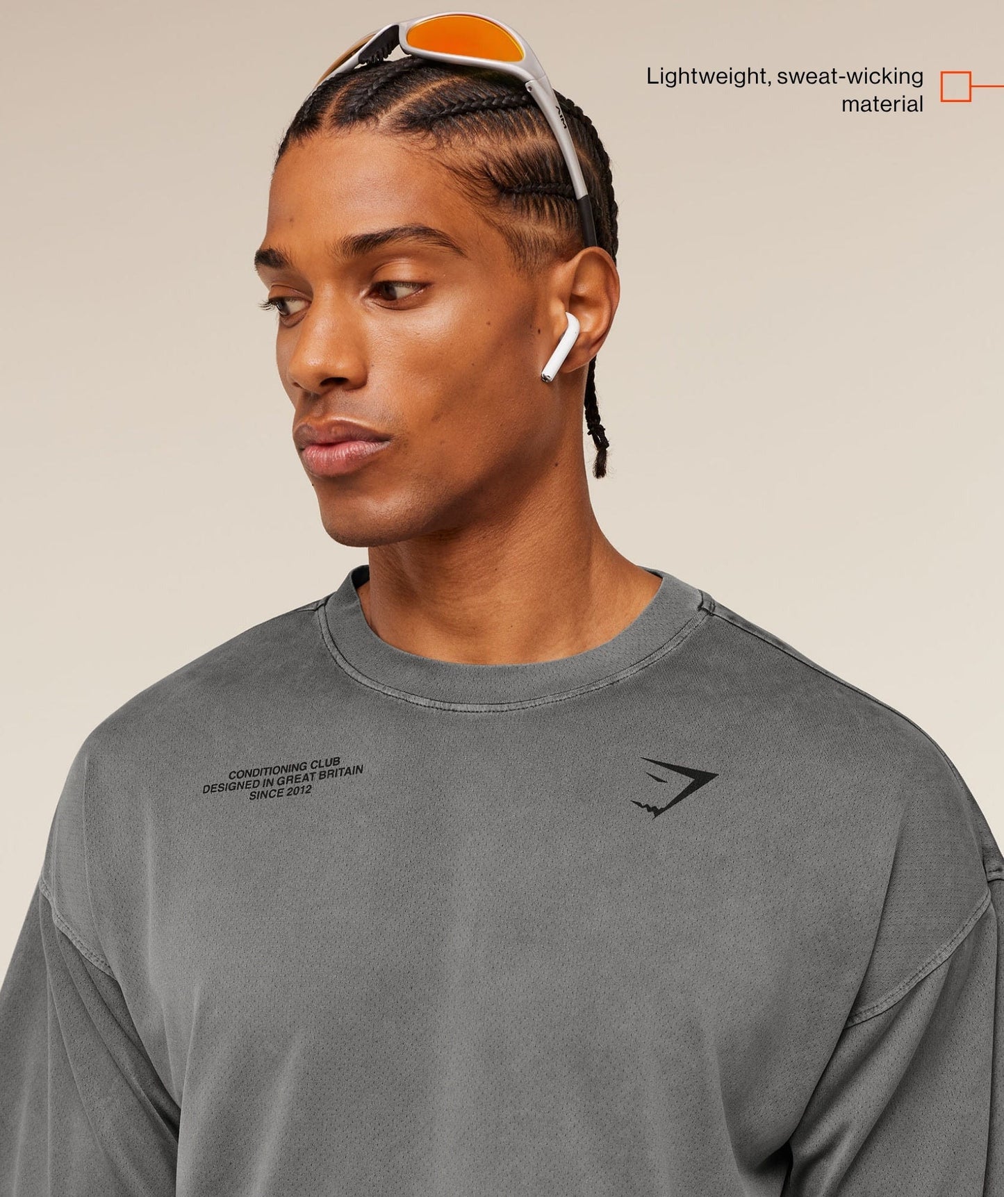 Gymshark Conditioning Club Washed T-Shirt - Black/Wash
