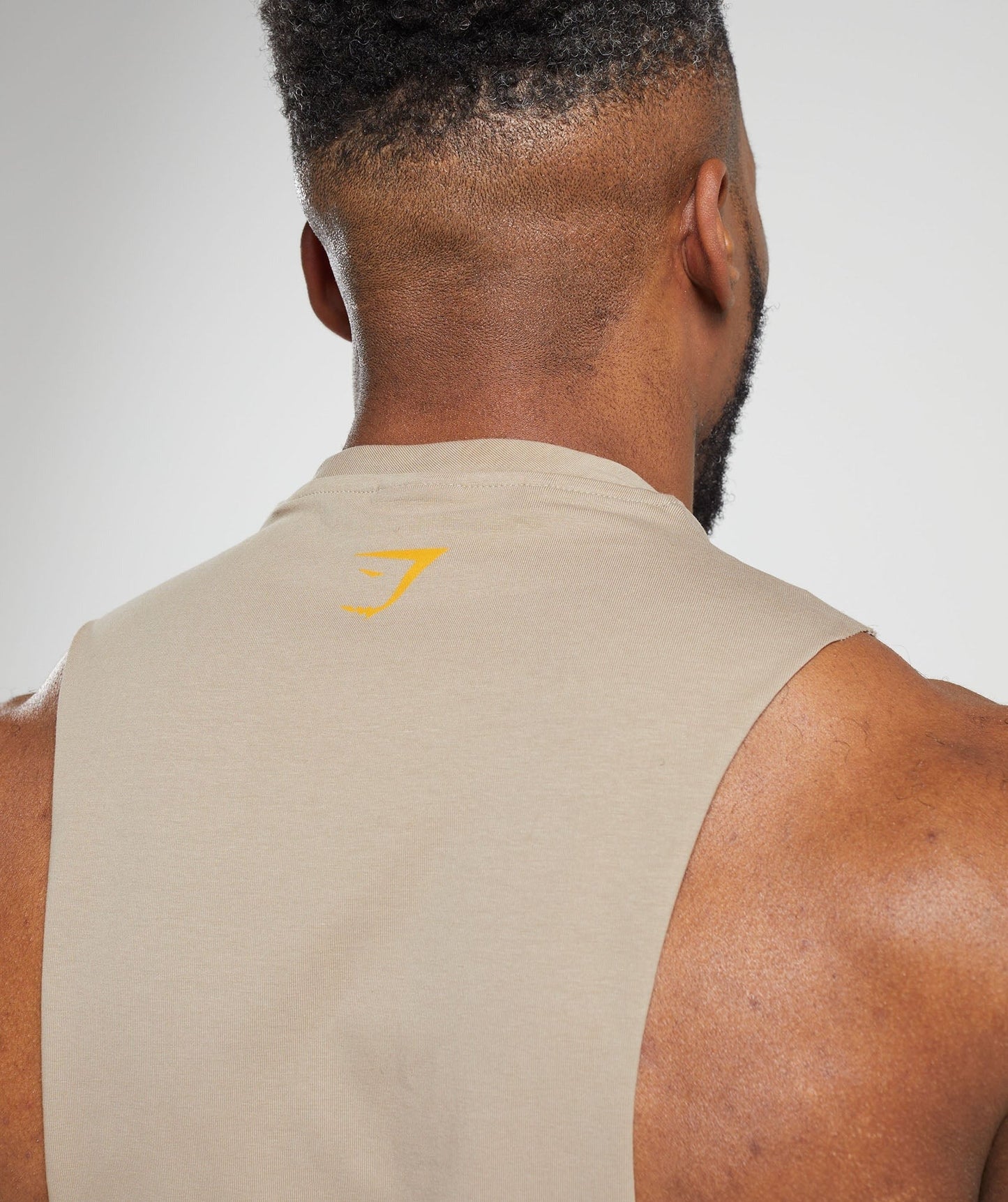 Gymshark Heavy Metal Drop Arm Tank - Brown