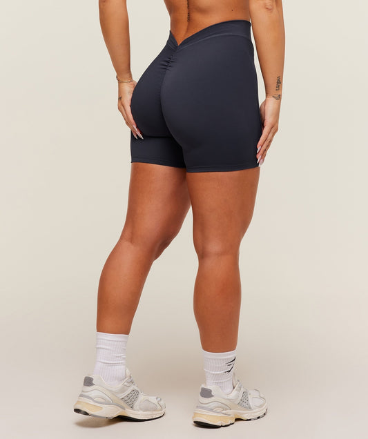 Gymshark Lifting Dipped Waistband Shorts - Heavy Blue