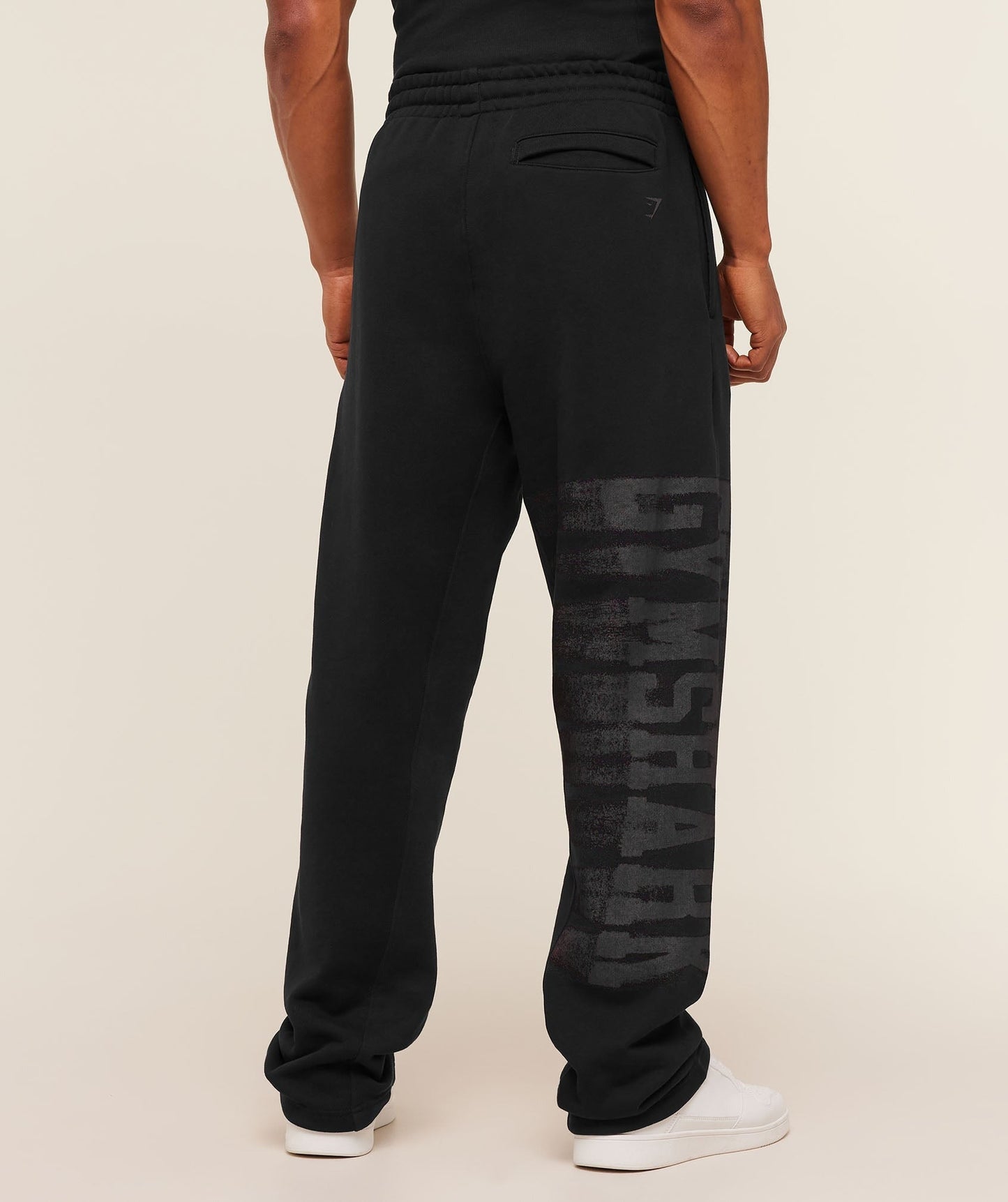 Gymshark Fade Graphic Straight Leg Pants - GS Black