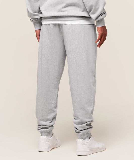 Gymshark Worn Graphic Joggers - Light Grey Core Marl