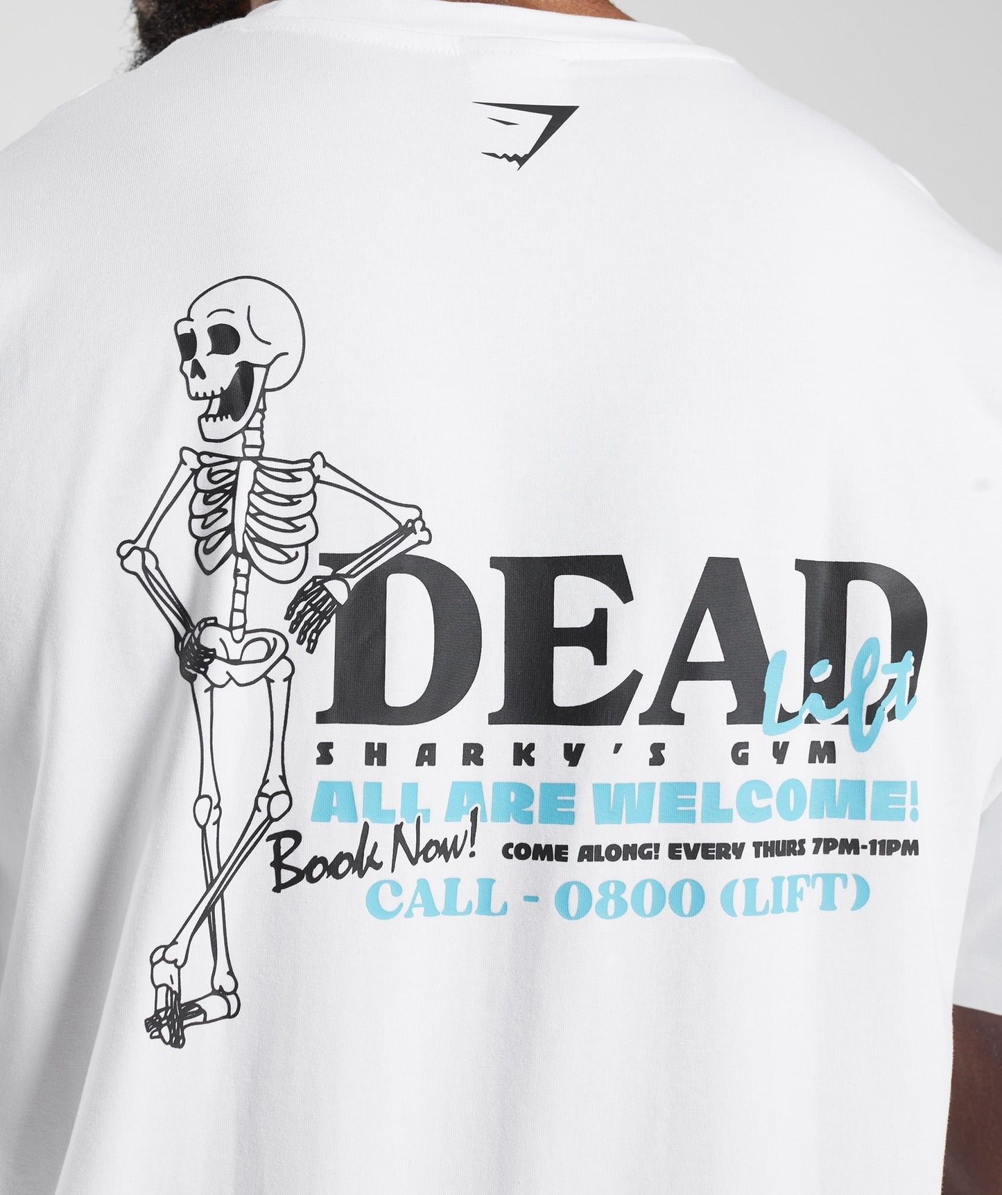 Gymshark Dead Lift T-Shirt - White