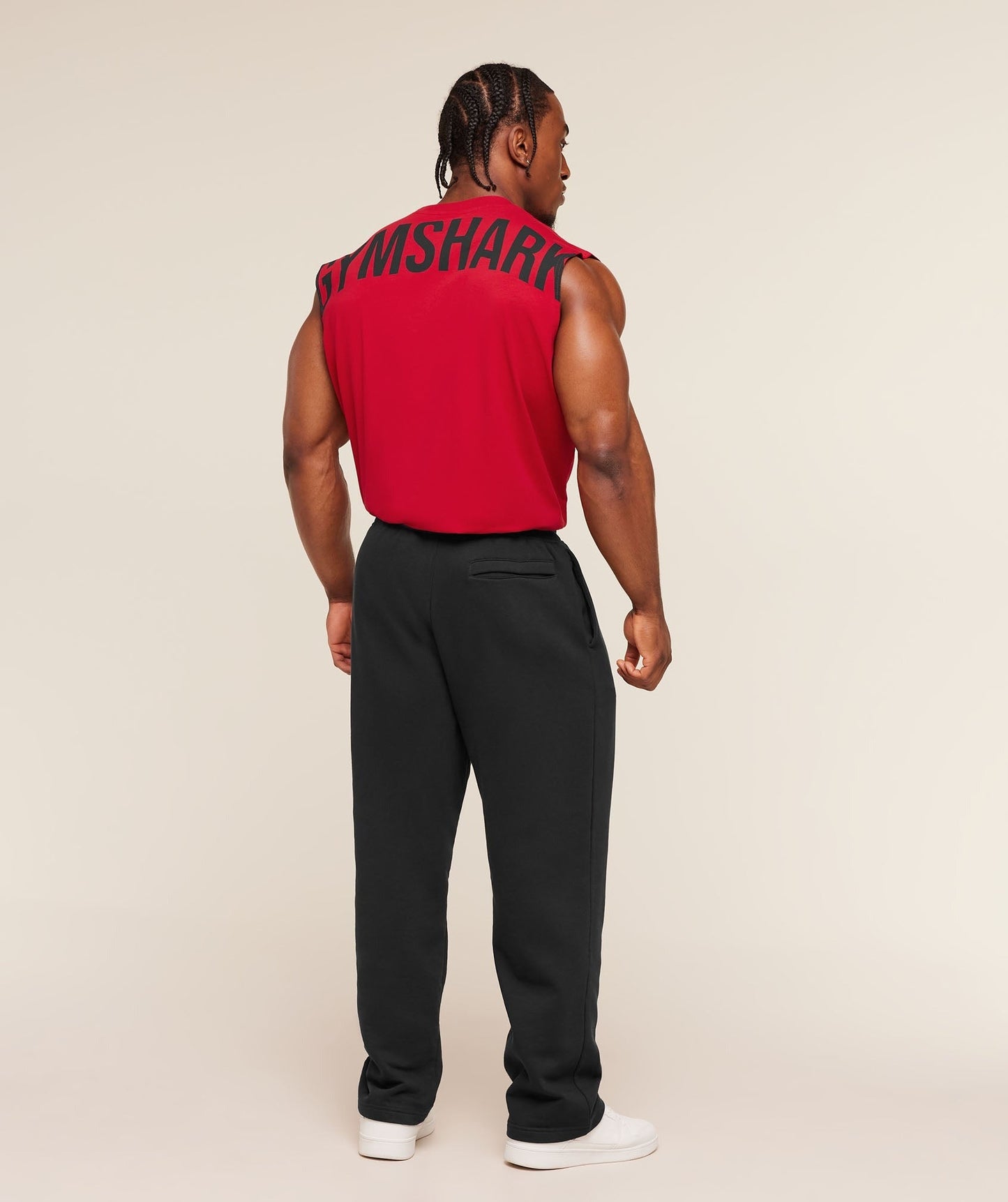 Gymshark Power Cut Off Tank - Conditioning Red
