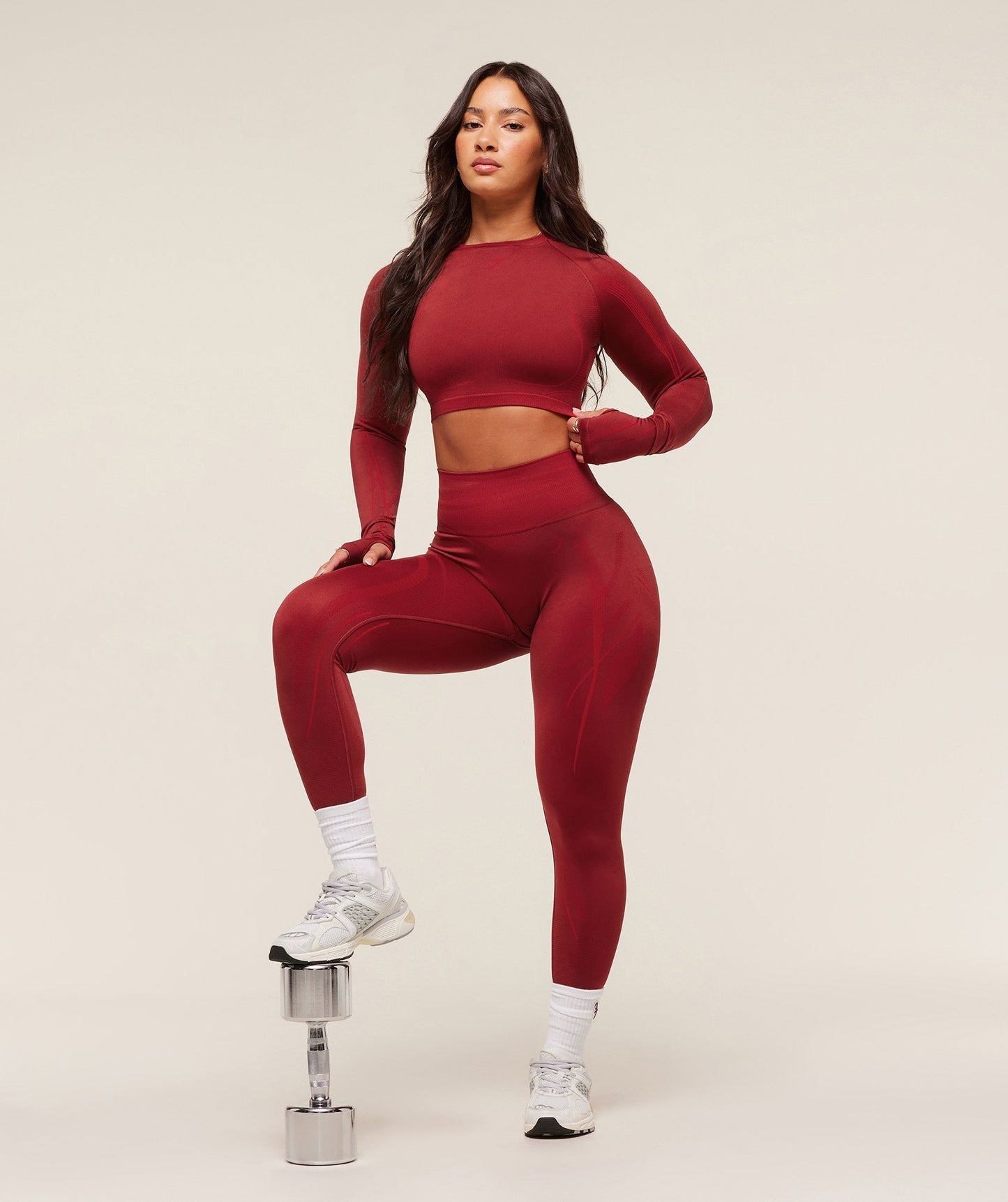 Gymshark x Analis Seamless Leggings - Reps Red/Carmine Red