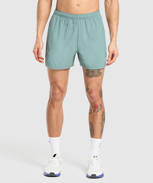 Gymshark Arrival 5" Shorts - Celeste Blue