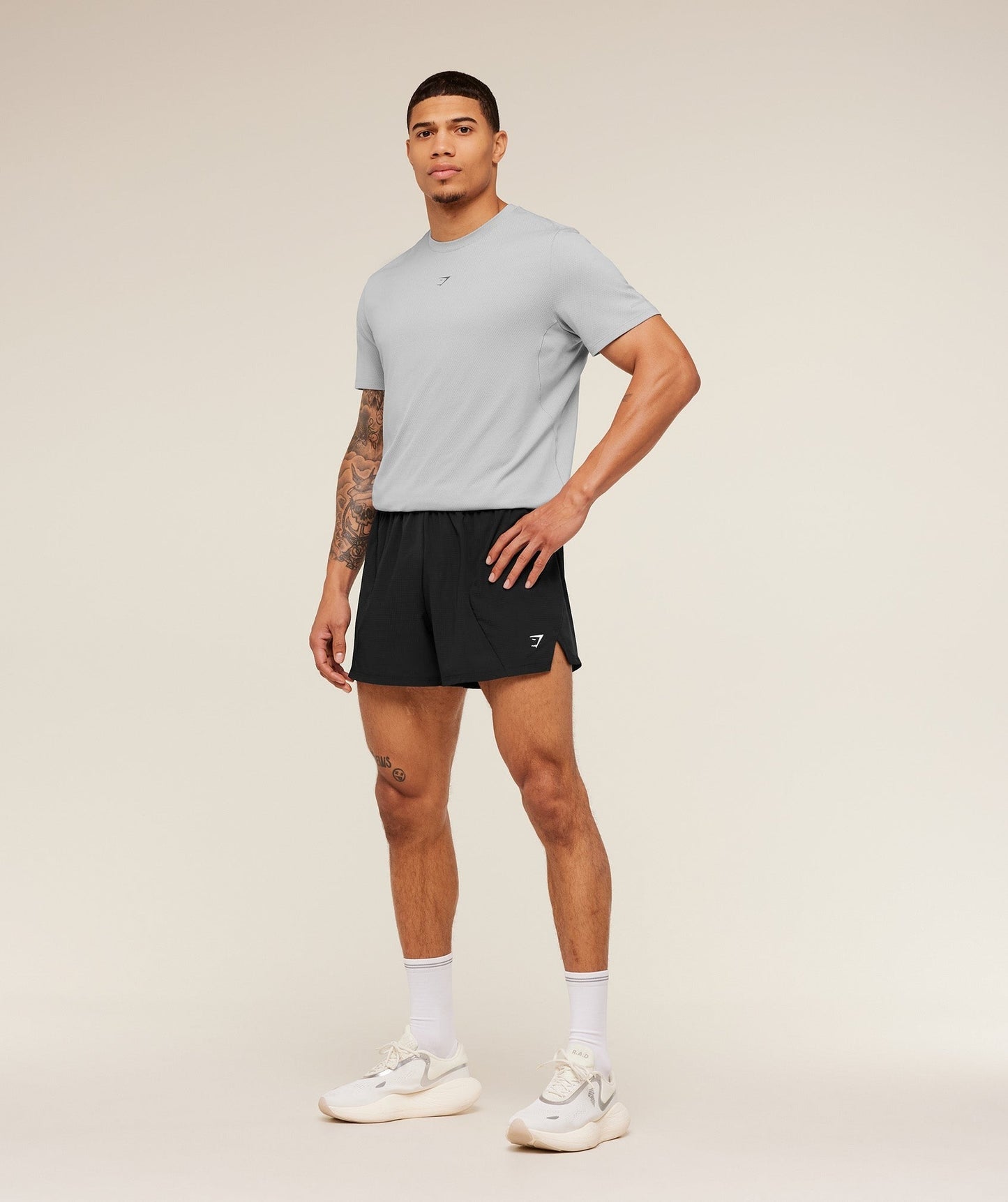 Gymshark Running T-Shirt - Stratus Grey