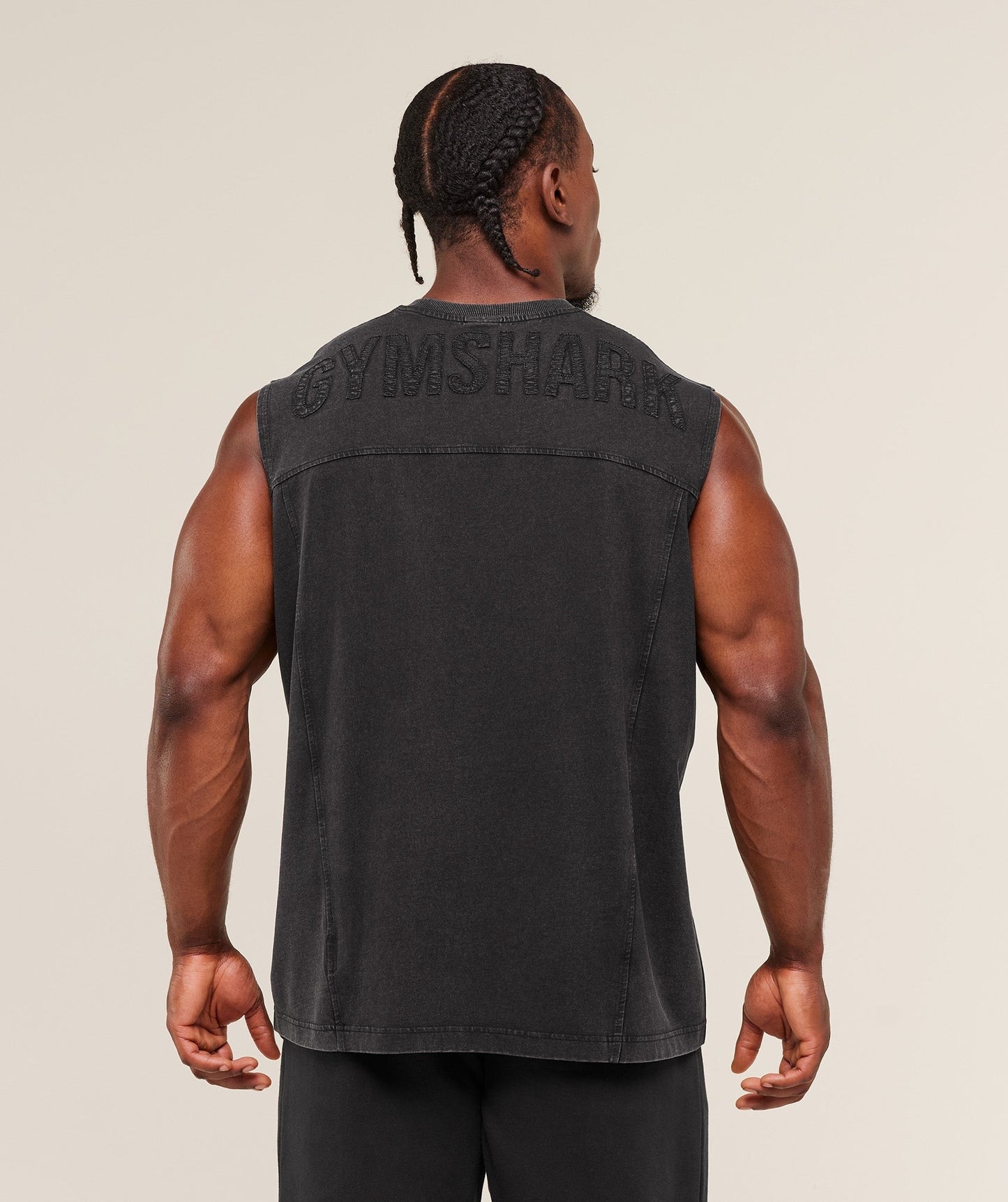 Gymshark Power Washed Tank - GS Black