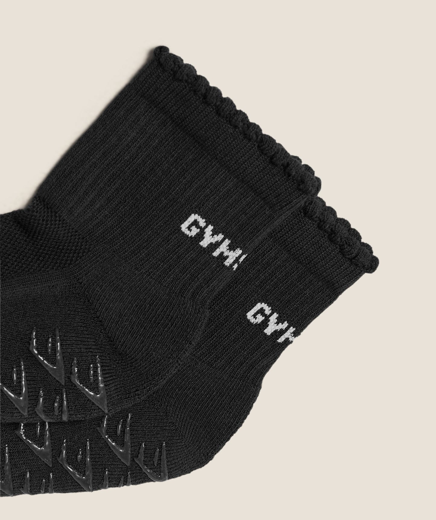 Gymshark Frill Pilates Midi Sock - GS Black