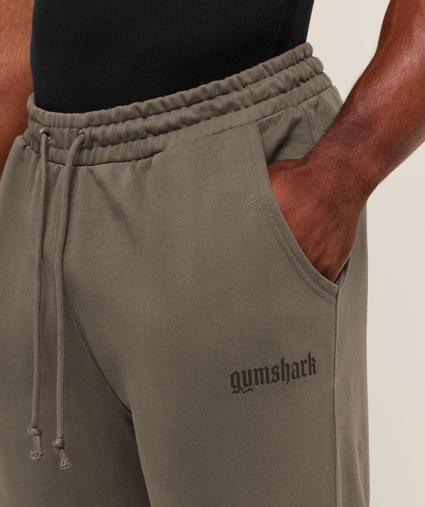 Gymshark Olde English Joggers - Camo Brown