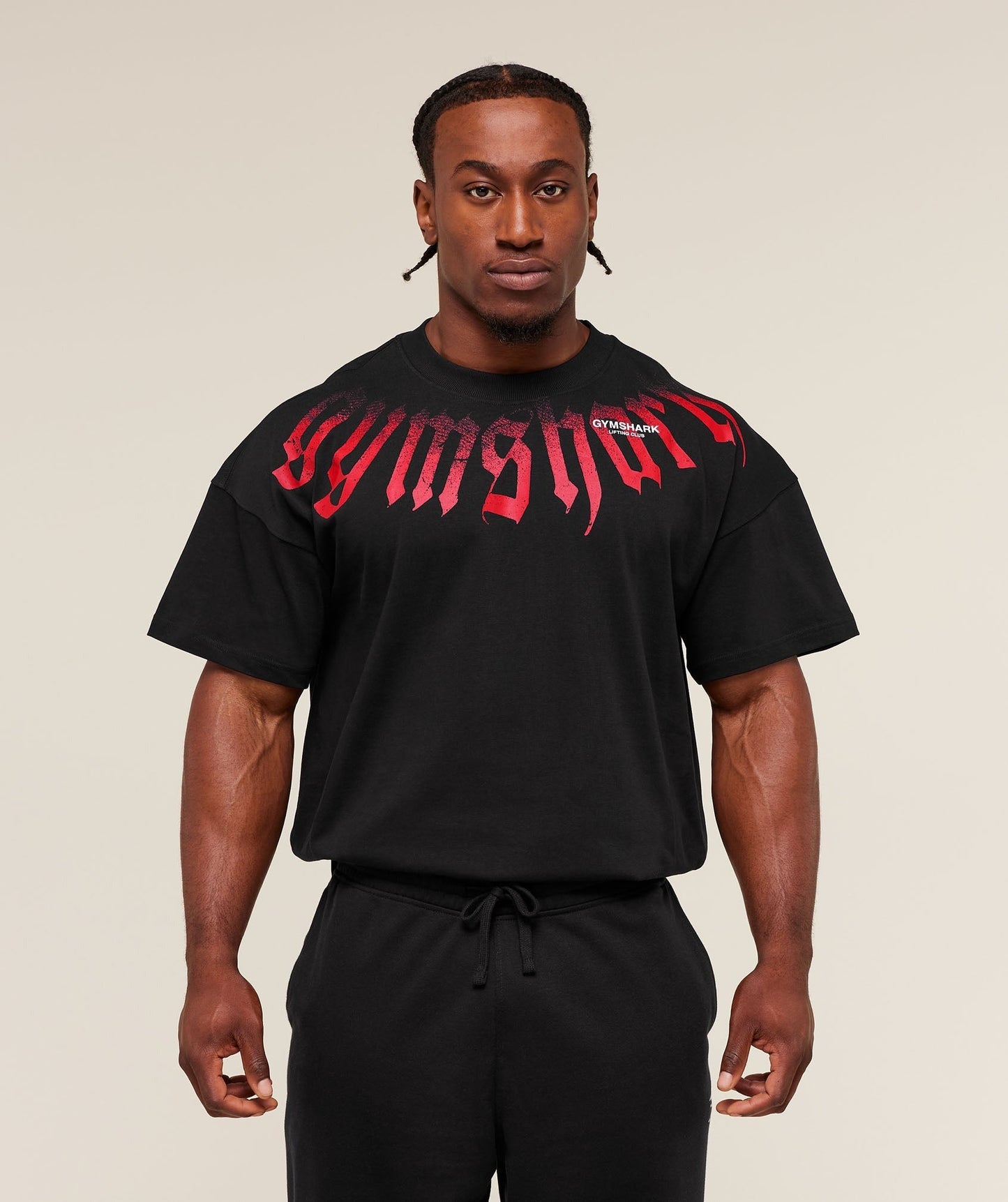 Gymshark Fade Graphic T-Shirt - GS Black