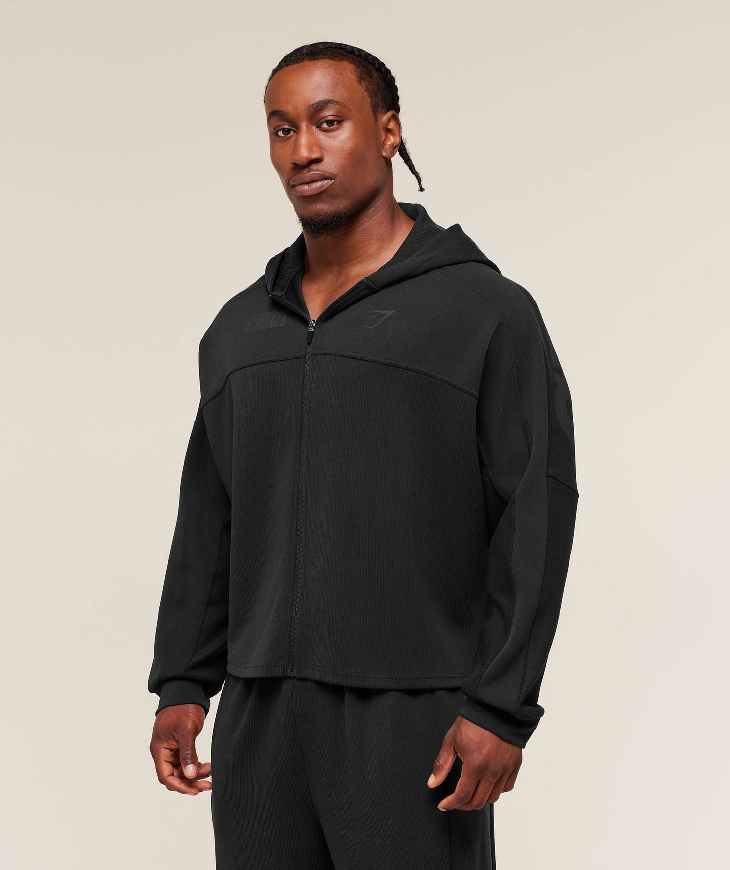 Gymshark Bodybuilding Zip Up Hoodie - GS Black