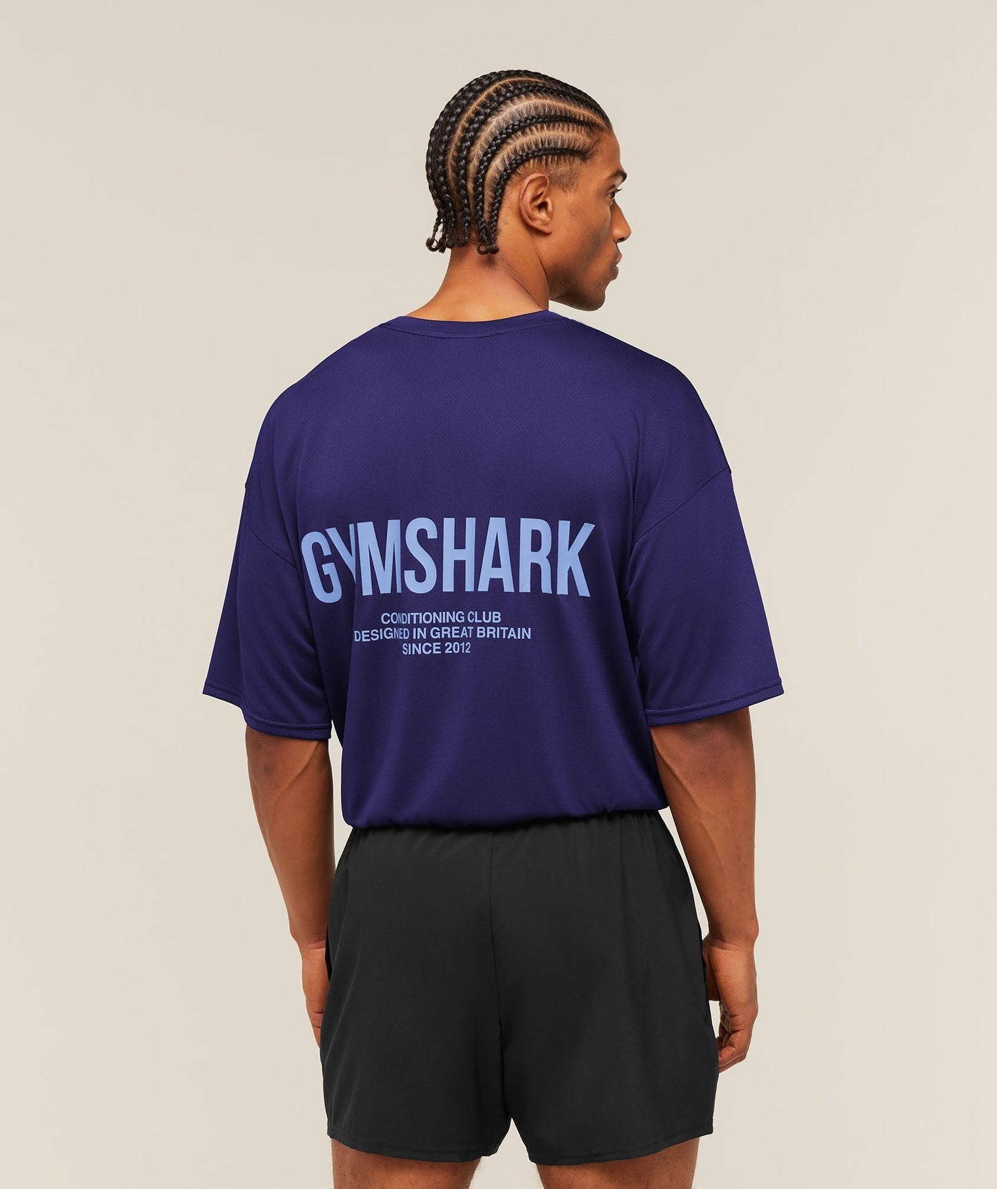 Gymshark Conditioning Club Oversized T-Shirt - Indigo Purple/Steady Purple