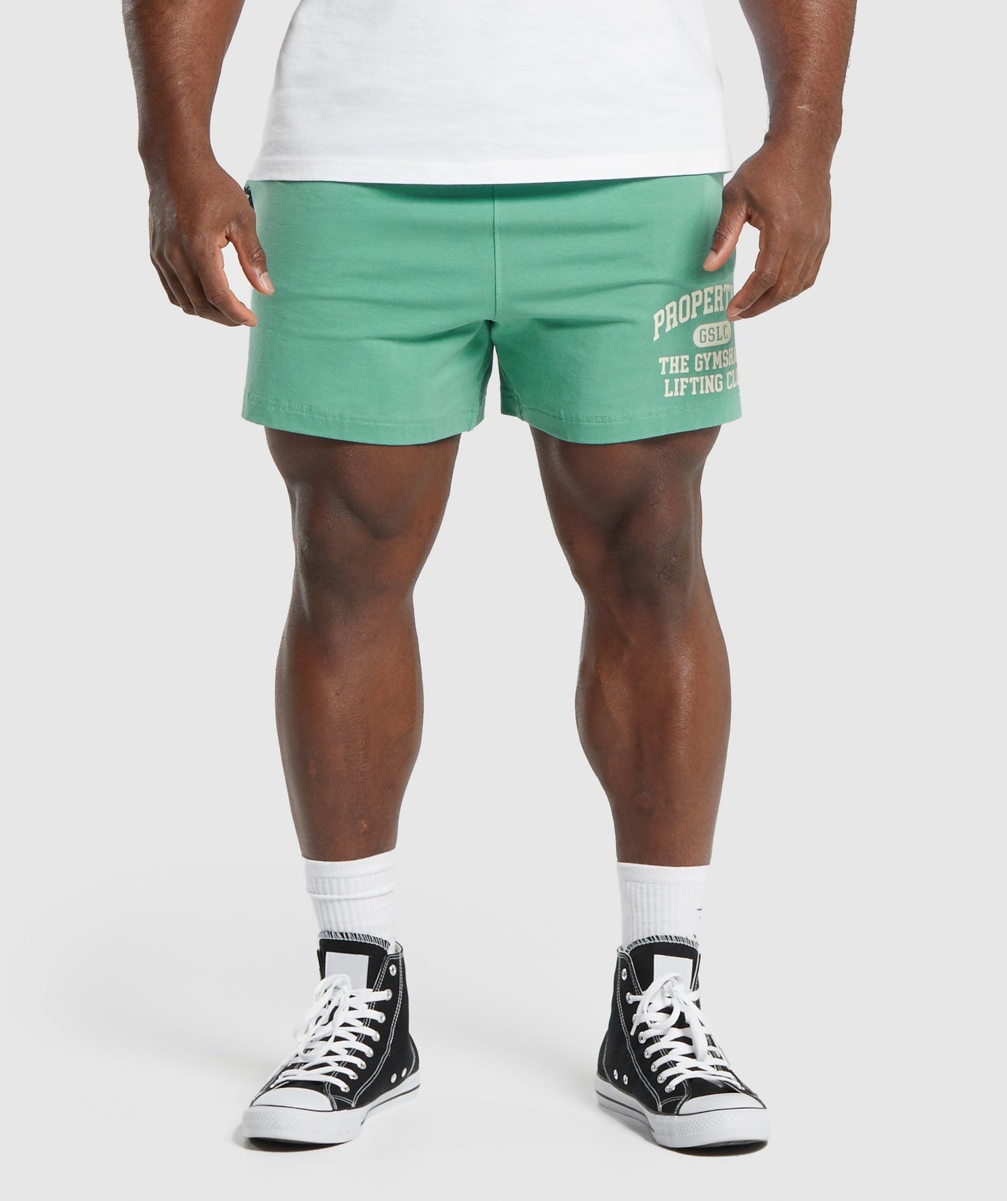Gymshark Lightweight Jersey Shorts - Lagoon Green