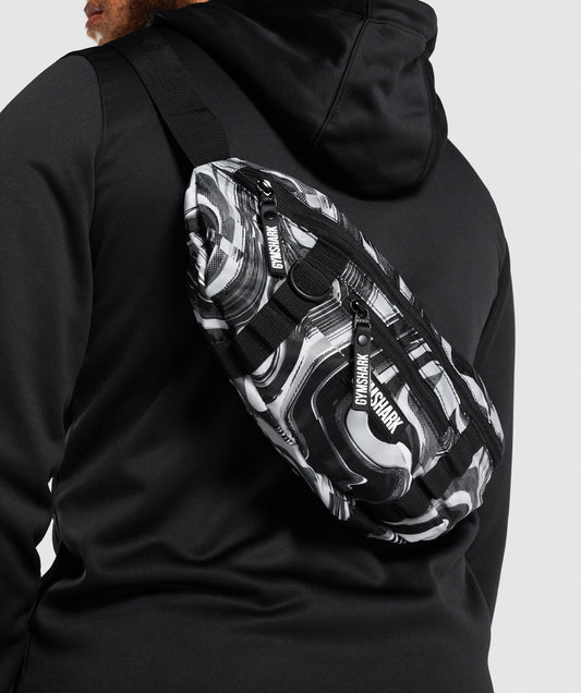 Gymshark Cross Body Bag - Black/White