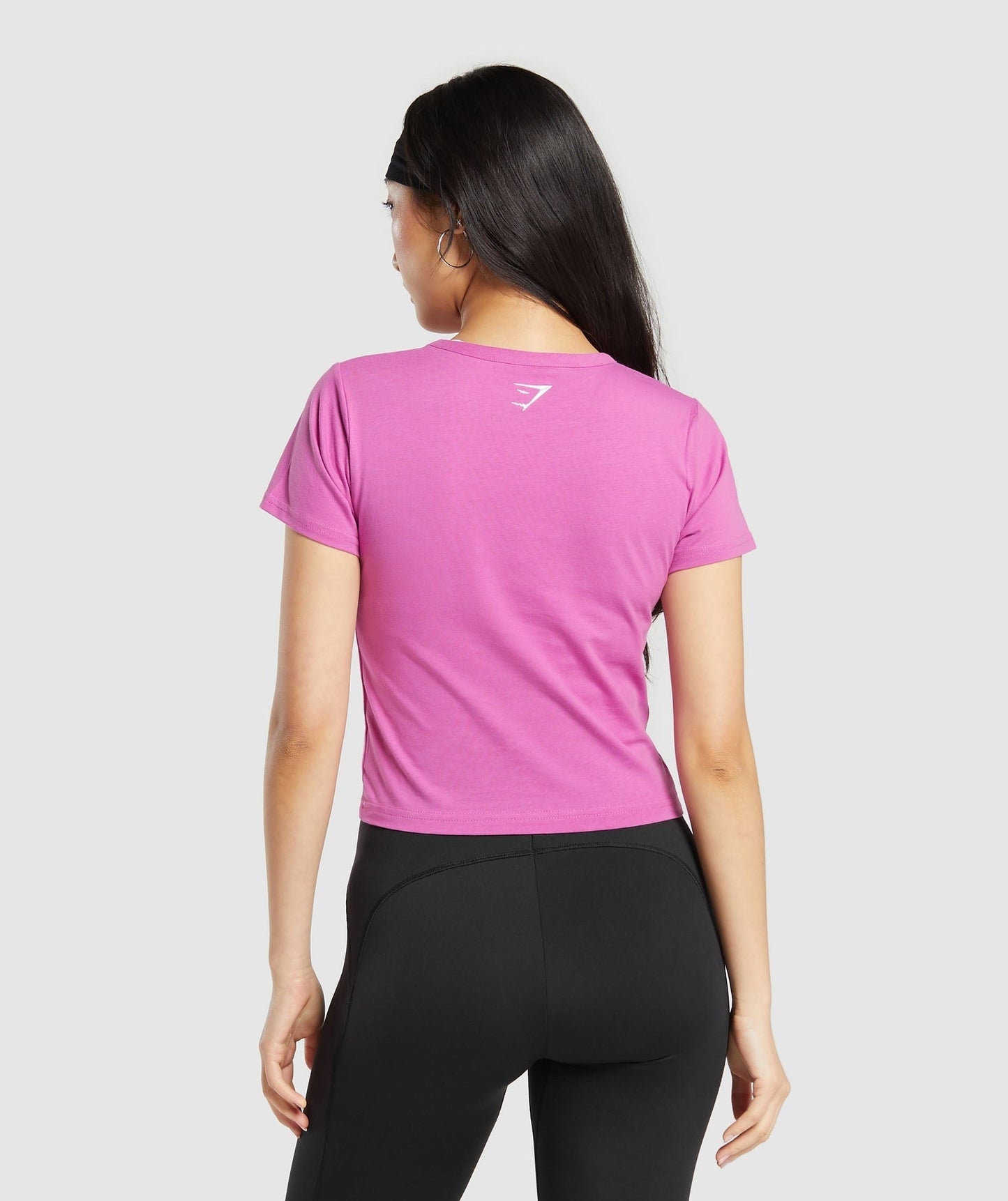 Gymshark Block Crop Top - Shelly Pink