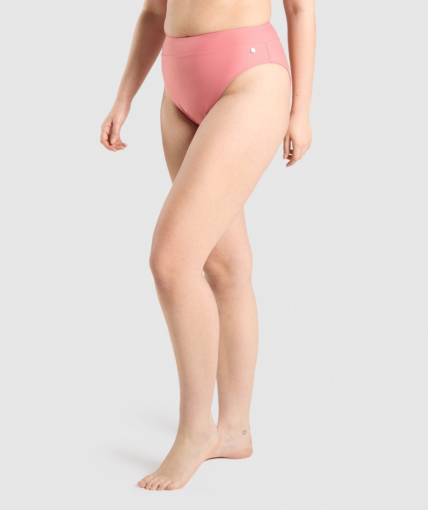 Gymshark High Rise Bikini Bottoms - Light Pink