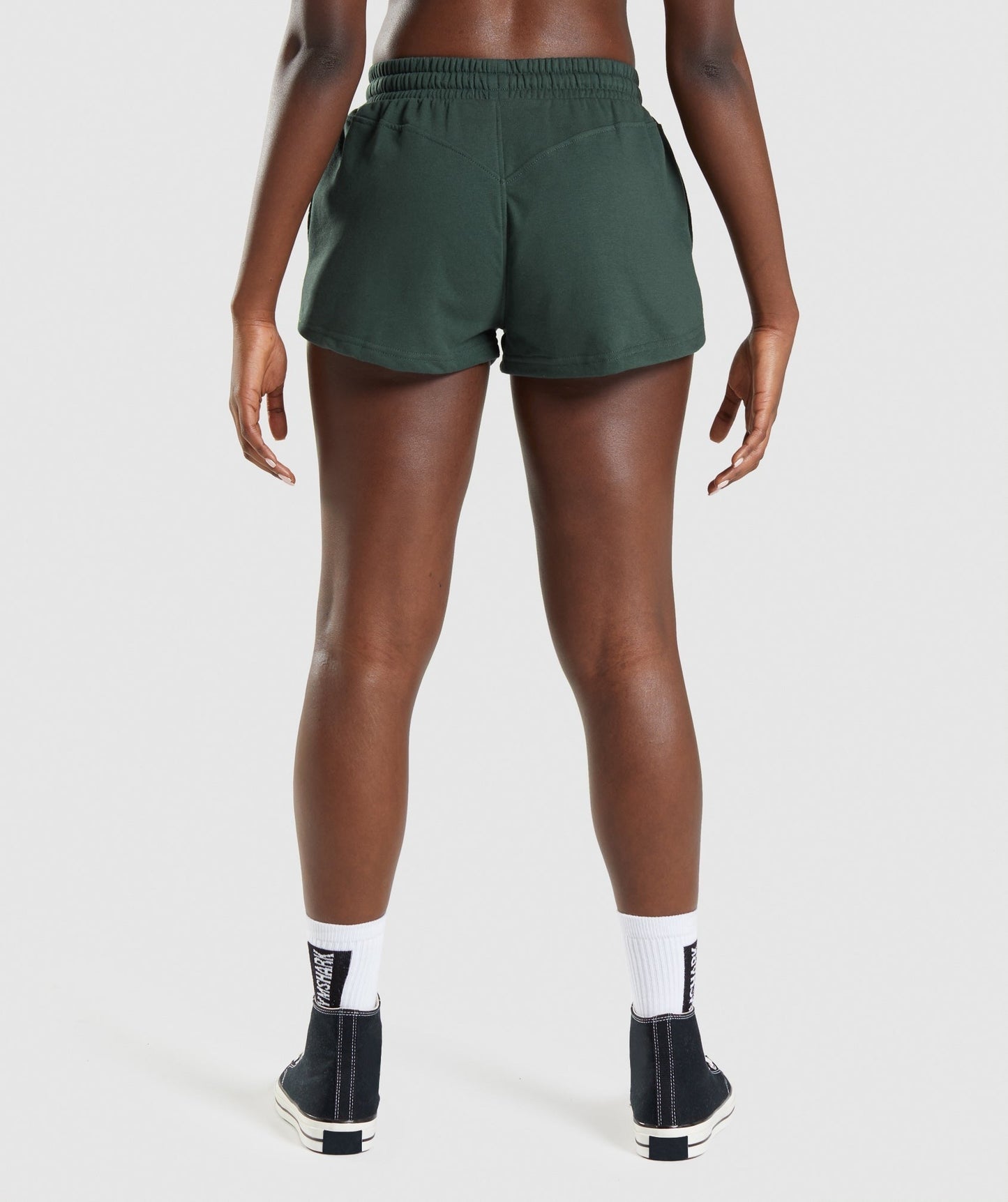 Gymshark Legacy Graphic Shorts - Dark Green