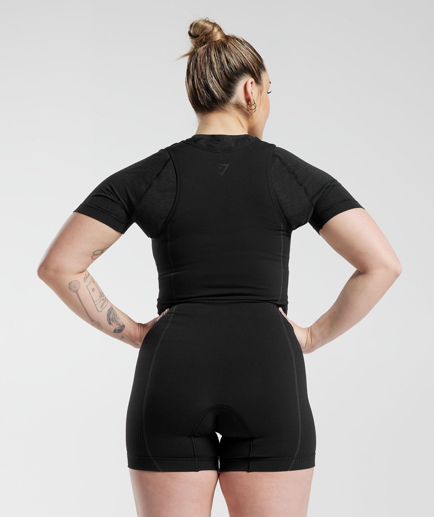 Gymshark Seamless Singlet - Black/Charcoal Grey