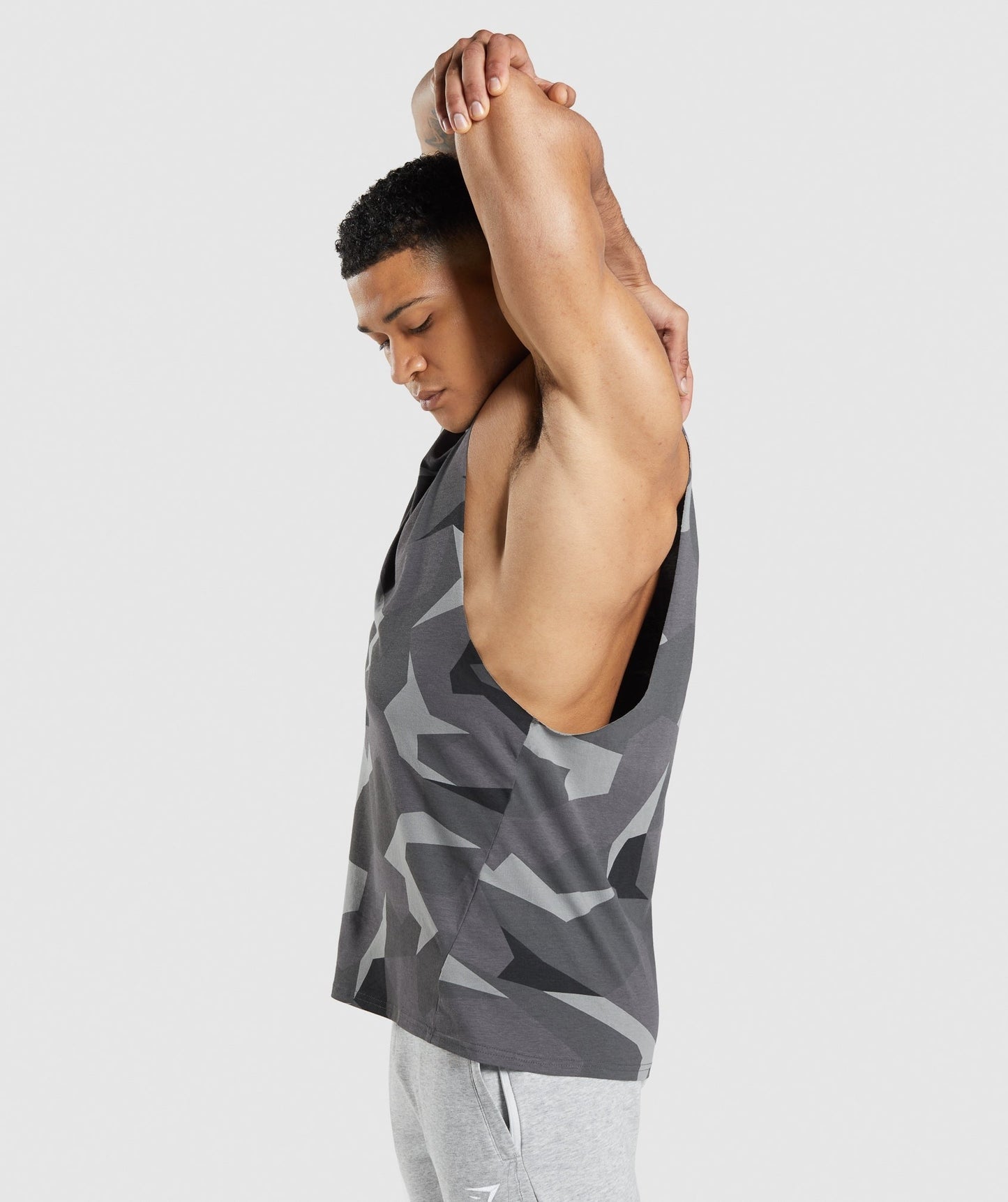 Gymshark Critical 2.0 Drop Arm Tank - Black Print