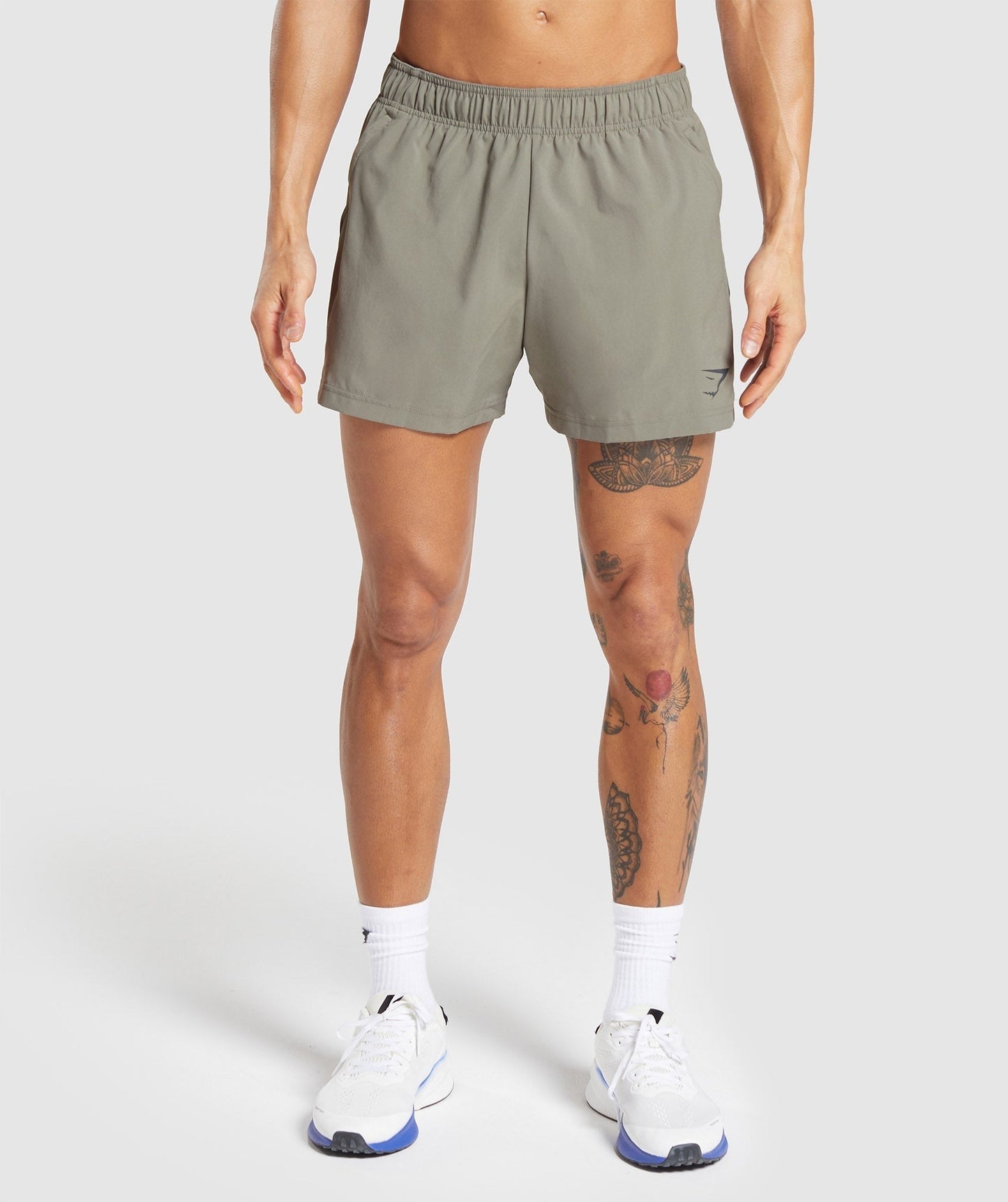 Gymshark Sport 5" Short - Linen Brown/Dark Grey