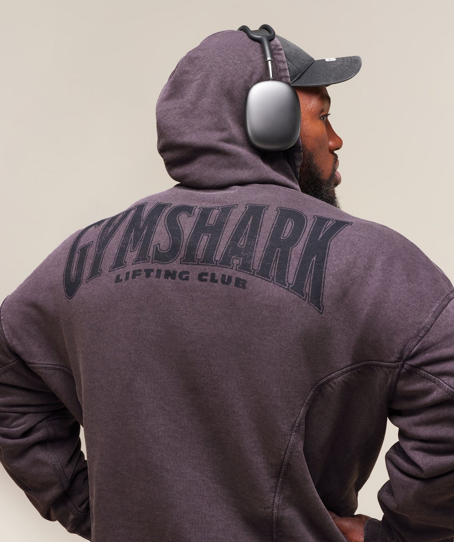 Gymshark Heritage Washed Hoodie - Plum Brown