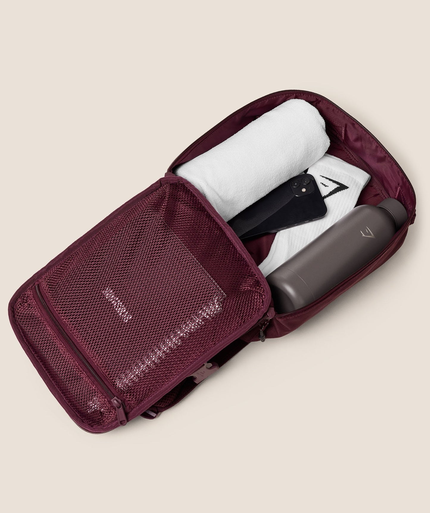Gymshark Mini Tactical Backpack - GS Impact Burgundy
