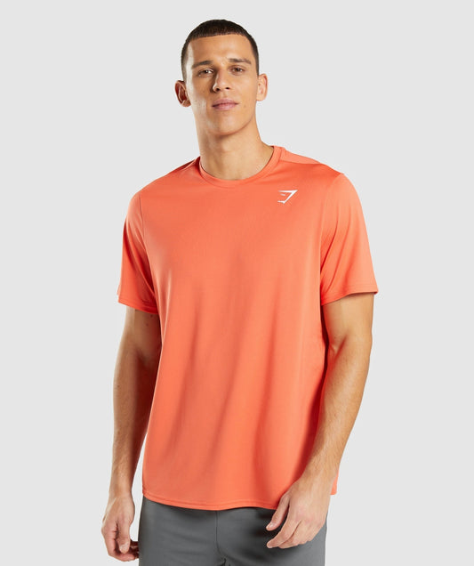 Gymshark Arrival T-Shirt - Papaya Orange