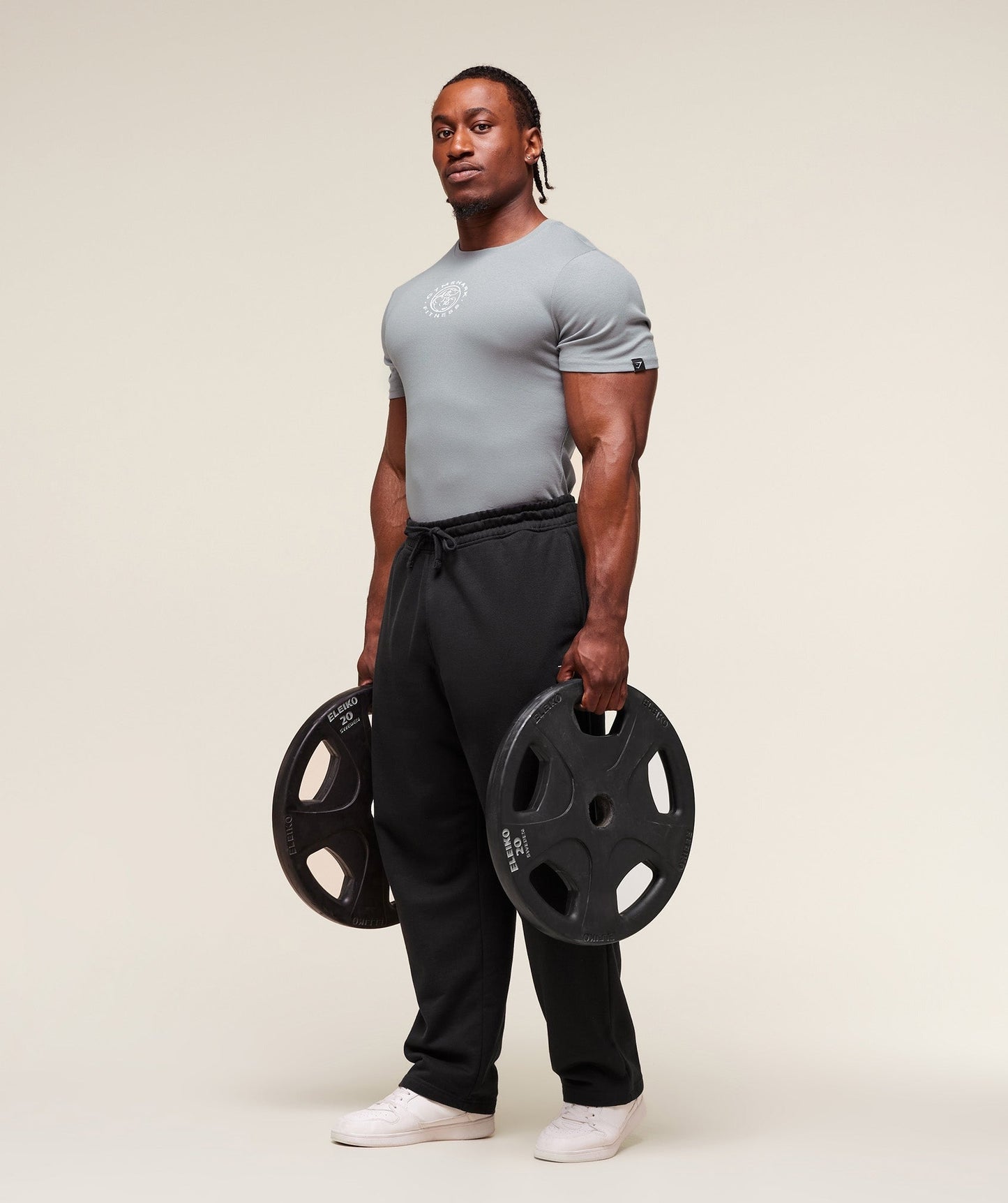 Gymshark Legacy Ribbed T-Shirt - Denim Grey