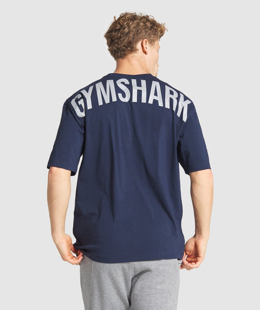 Gymshark Power T-Shirt - Dark Blue