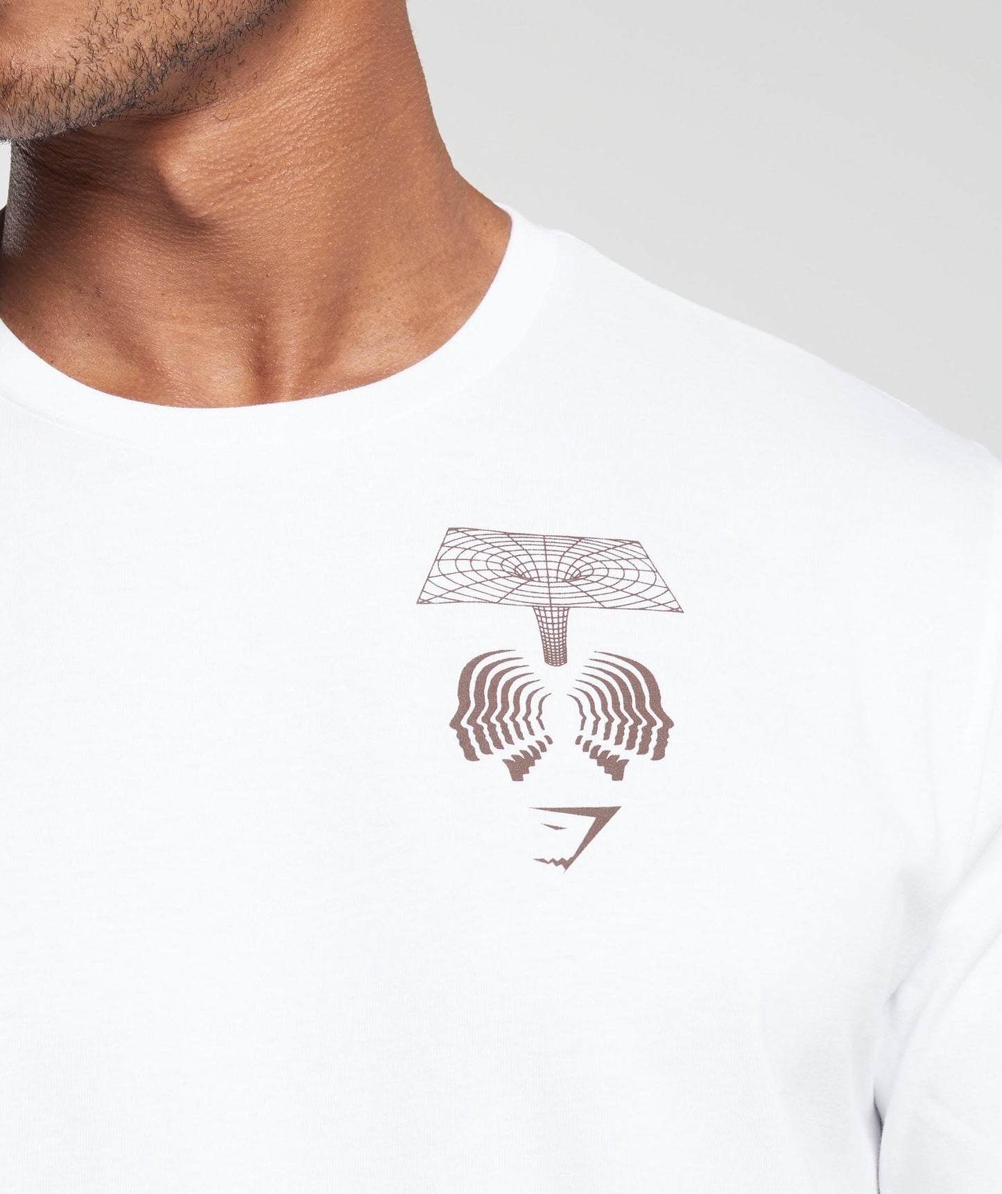 Gymshark Hybrid Wellness T-Shirt - White