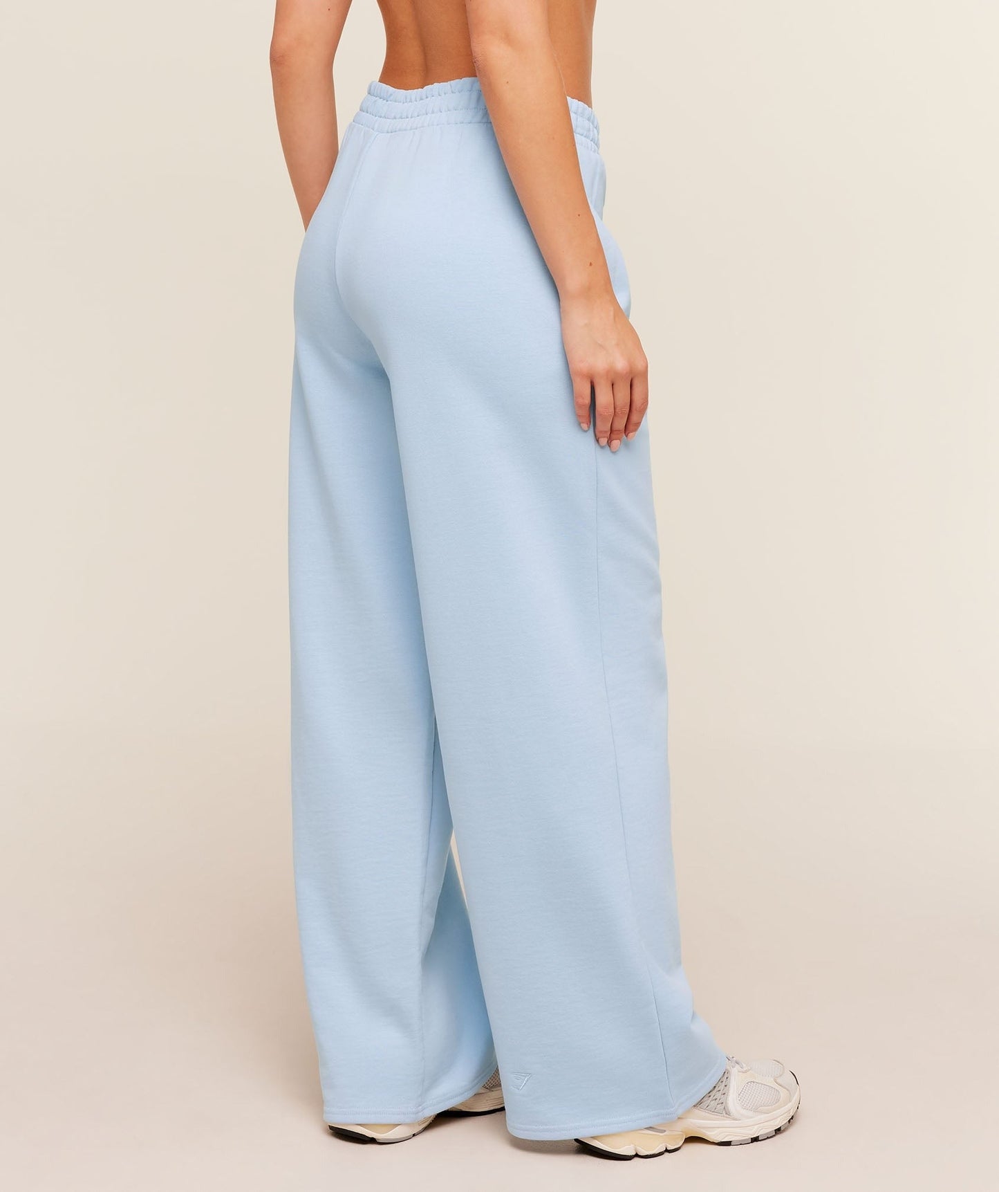 Gymshark Script Embroidery Joggers - Chilled Blue