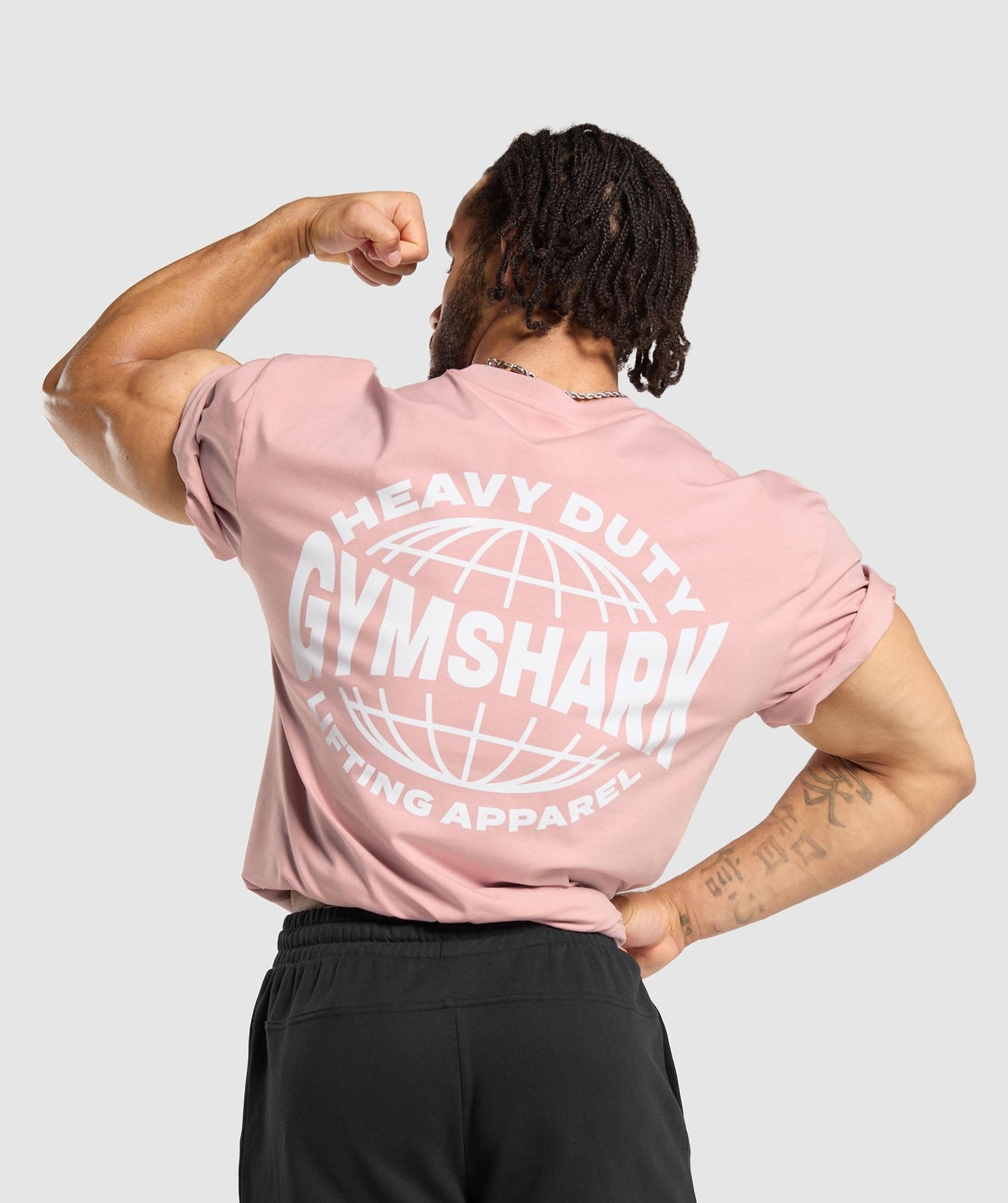 Gymshark Heavy Duty Apparel T-Shirt - Light Pink