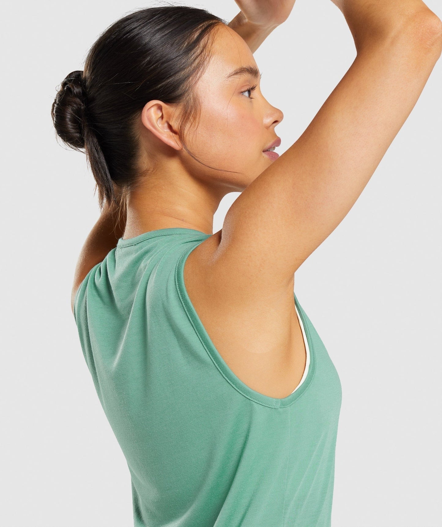 Gymshark Training Drop Arm Tank - Alpine Green