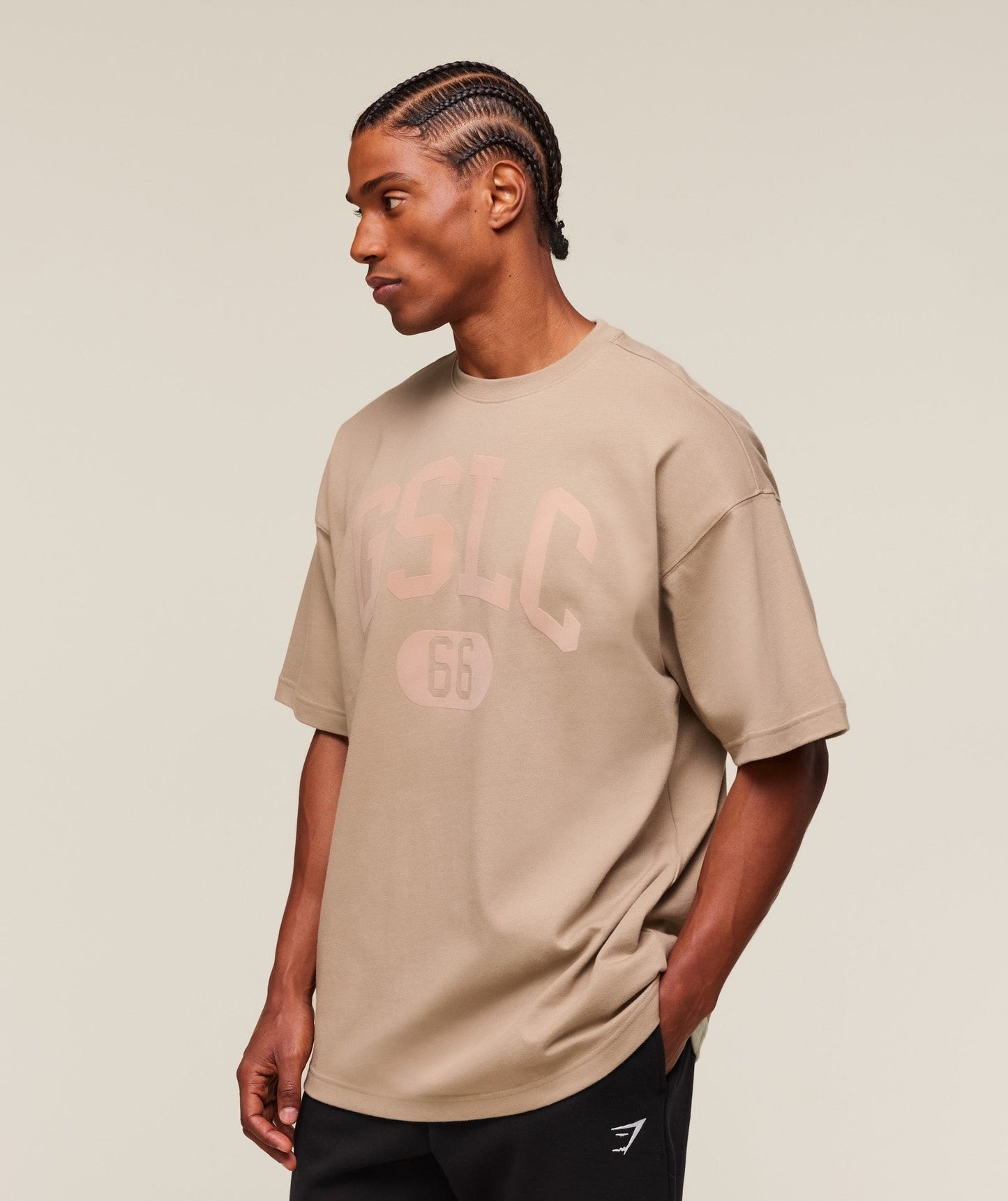 Gymshark GSLC T-Shirt - Cement Brown