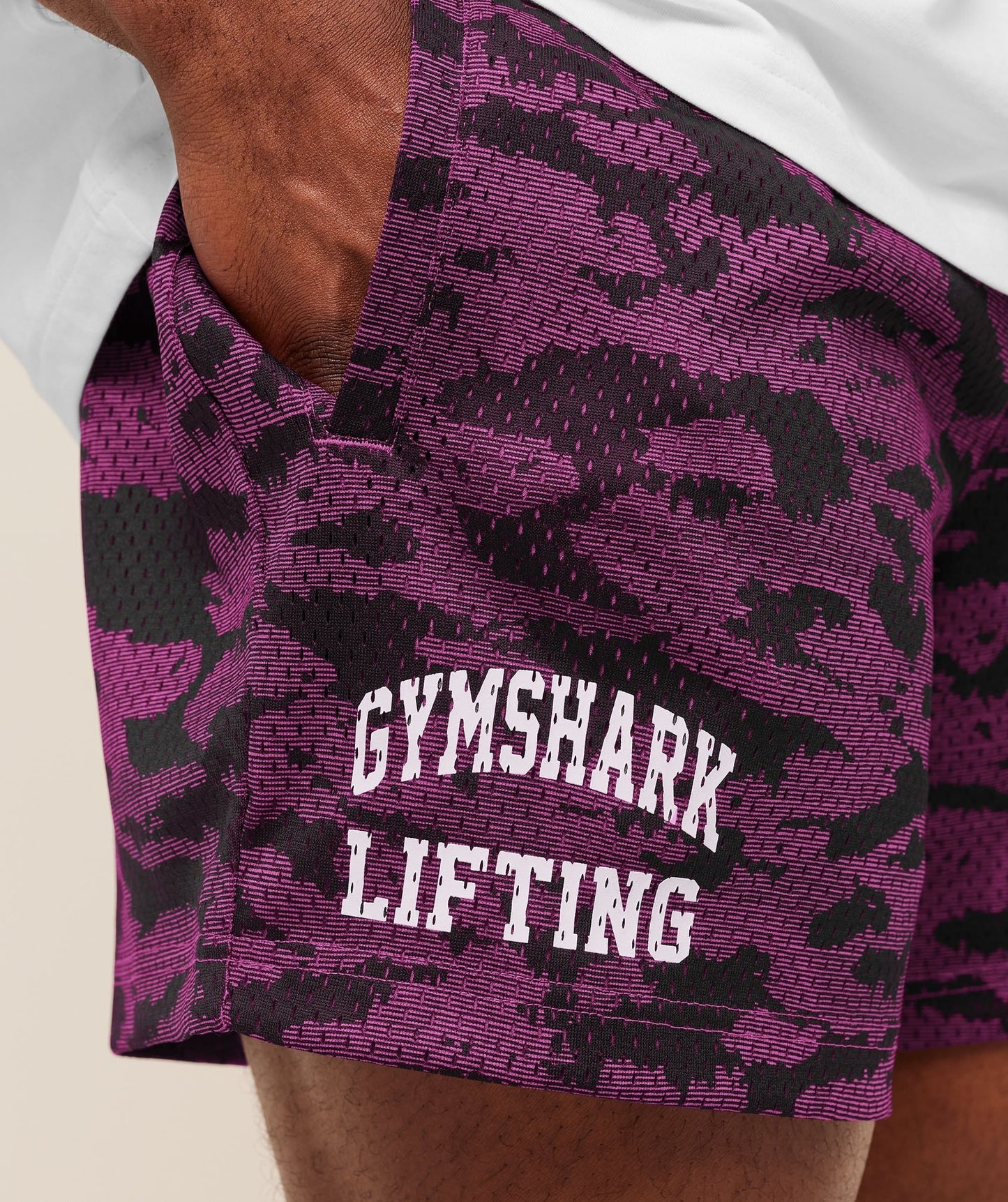 Gymshark Lifting Mesh 5" Shorts - Super-Set Pink