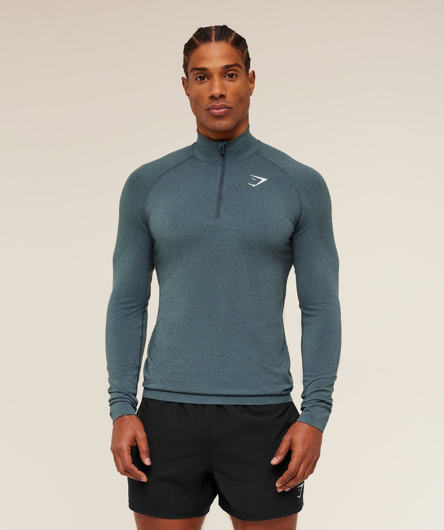 Gymshark Vital 1/4 Zip - Iron Blue / Stealth Blue