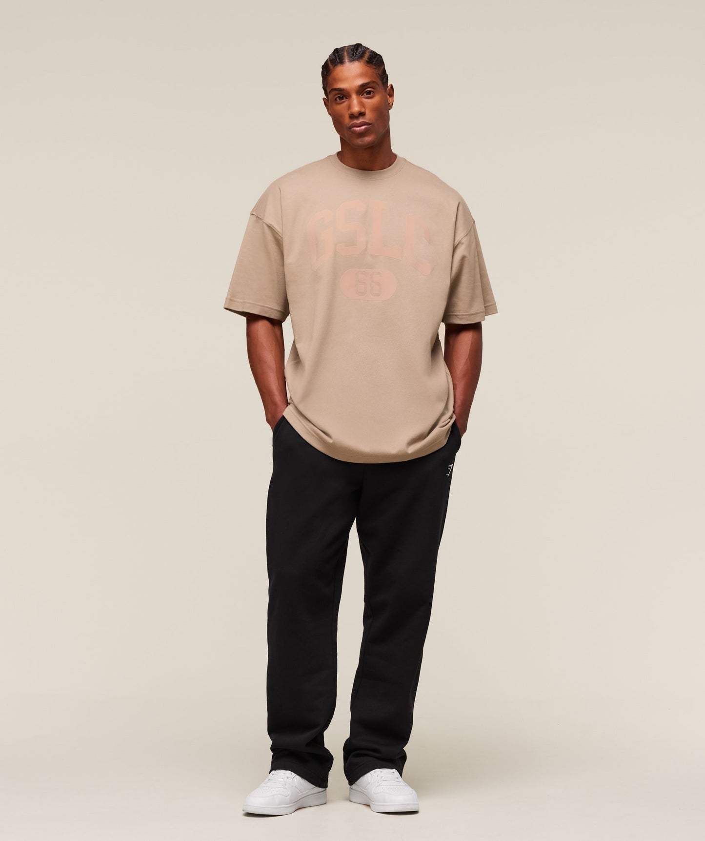 Gymshark GSLC T-Shirt - Cement Brown