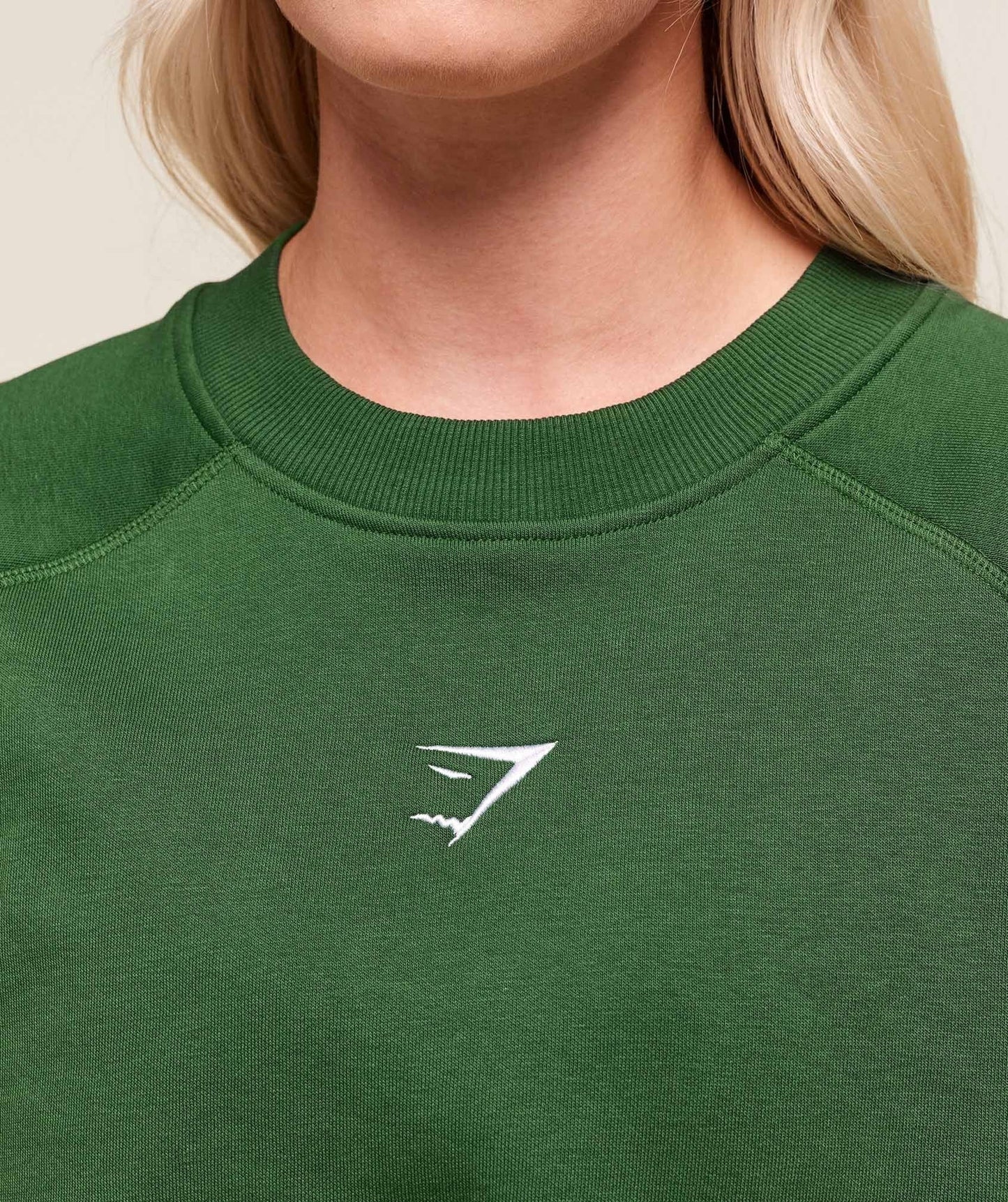 Gymshark Training Oversized Fleece Sweatshirt - Athletic Green