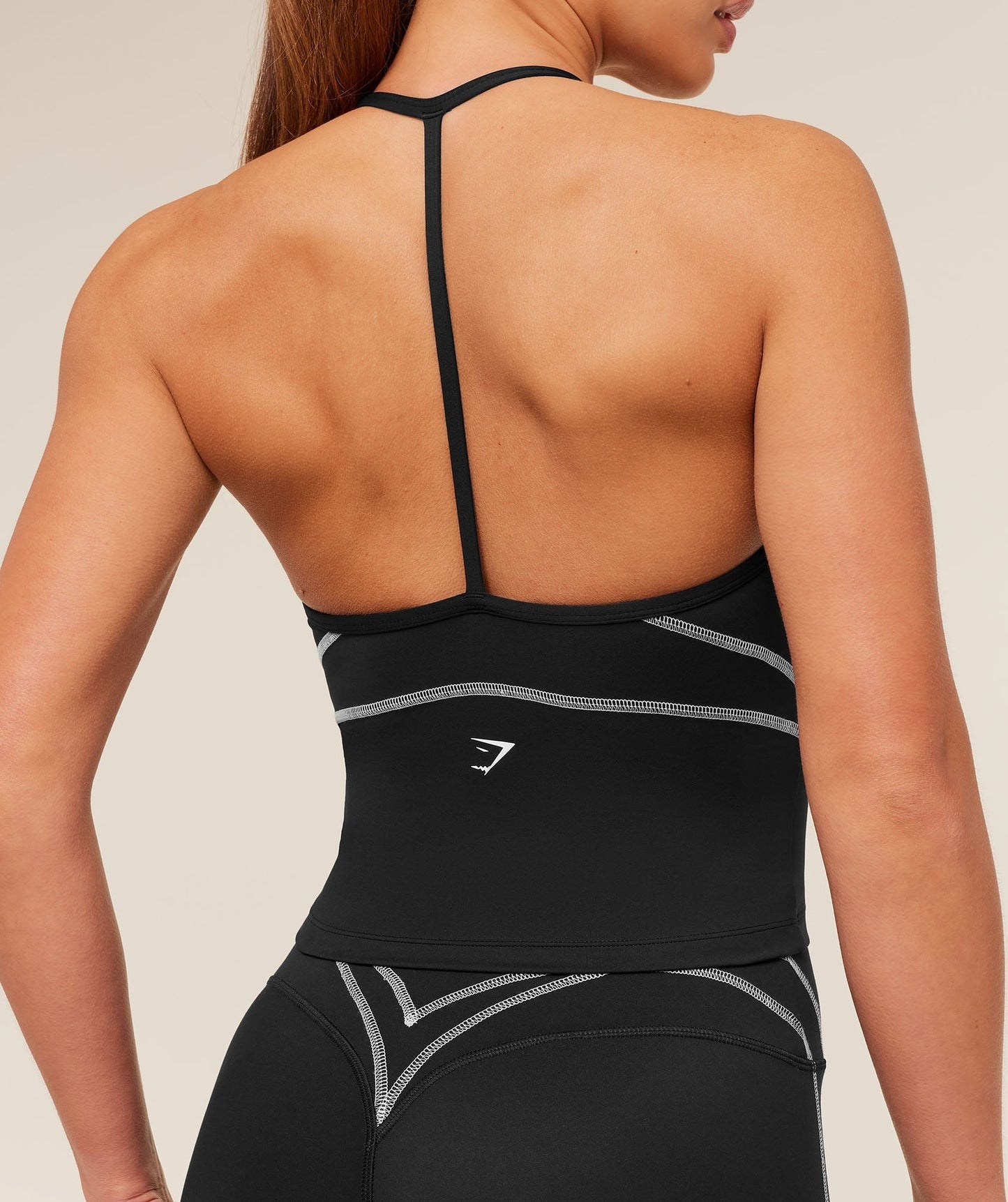 Gymshark Volt Tank Top - Black/White