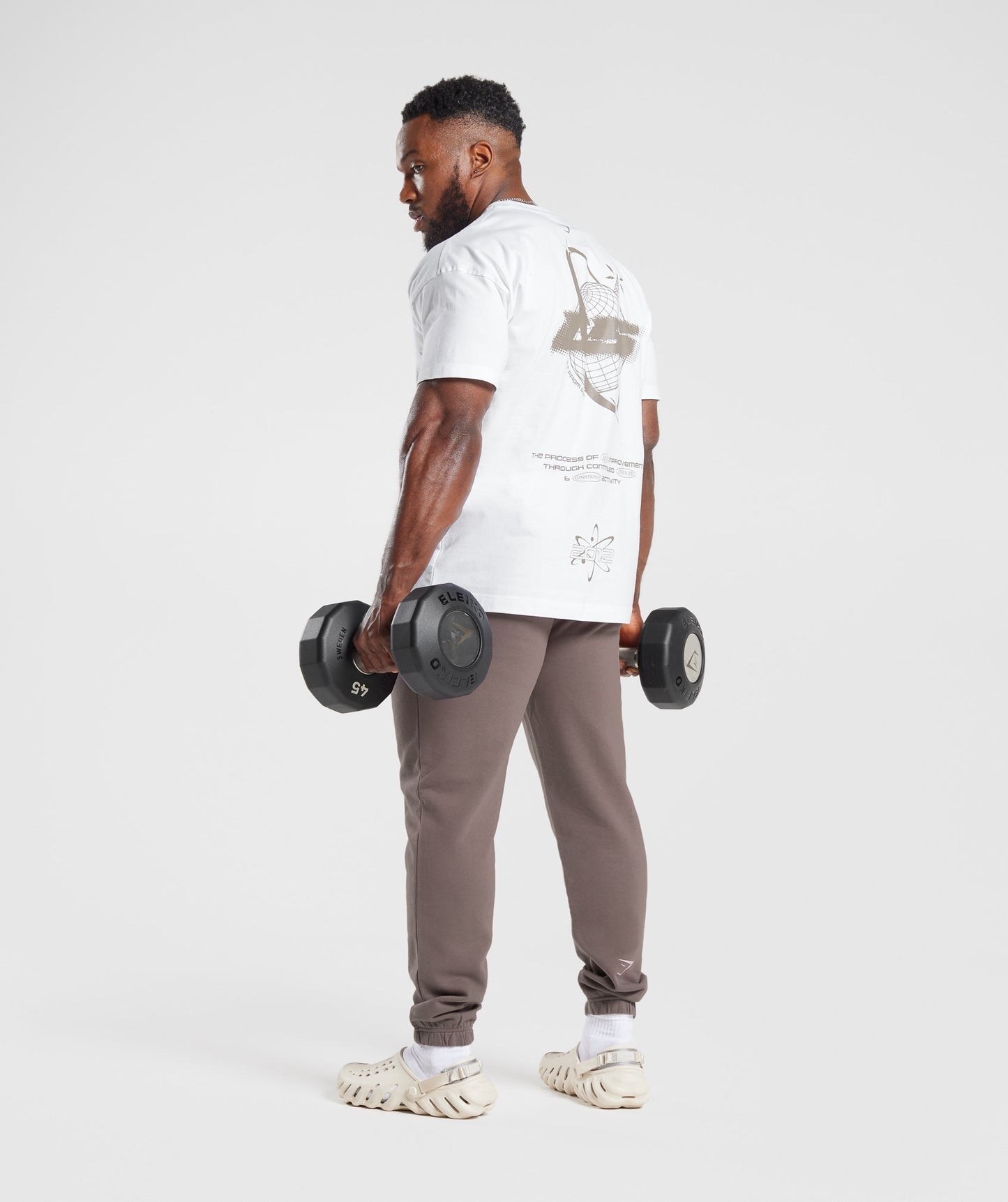 Gymshark Intergalactic Lifting Oversized T-Shirt - White