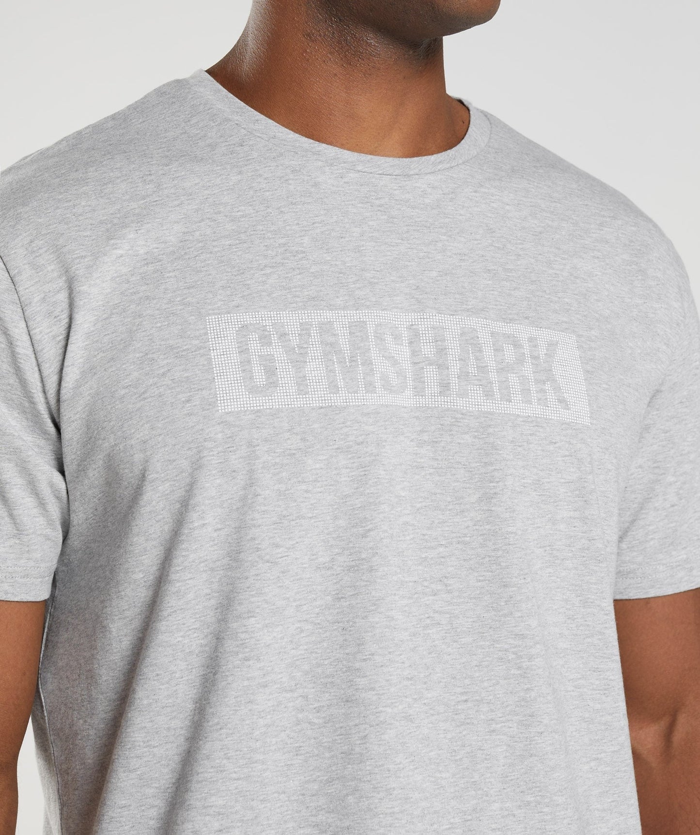 Gymshark Block T-Shirt - Light Grey Marl