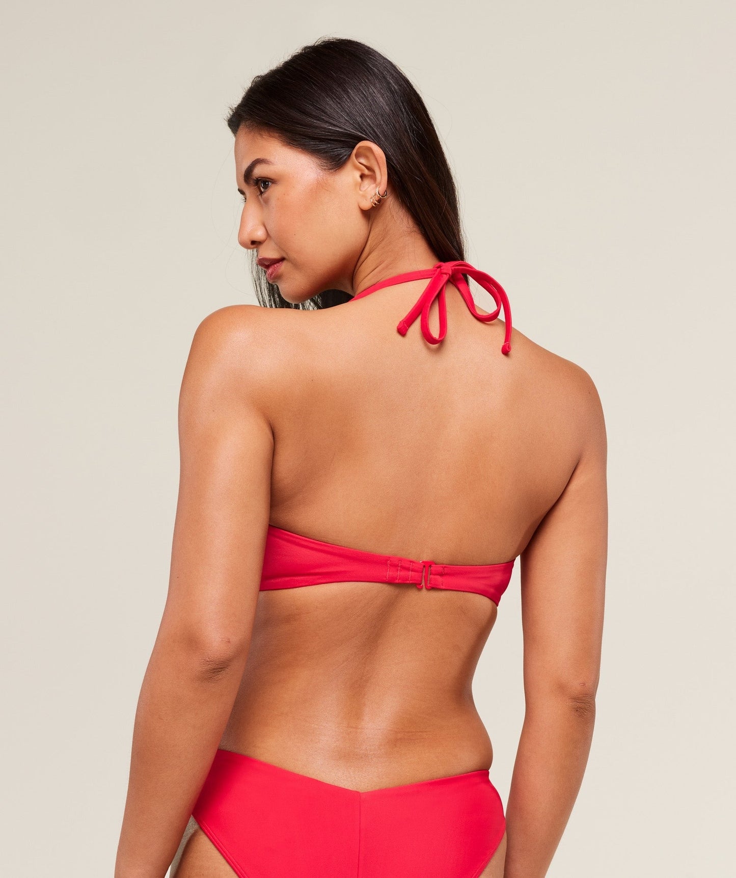 Gymshark Twist Front Bikini Top - Carmine Red