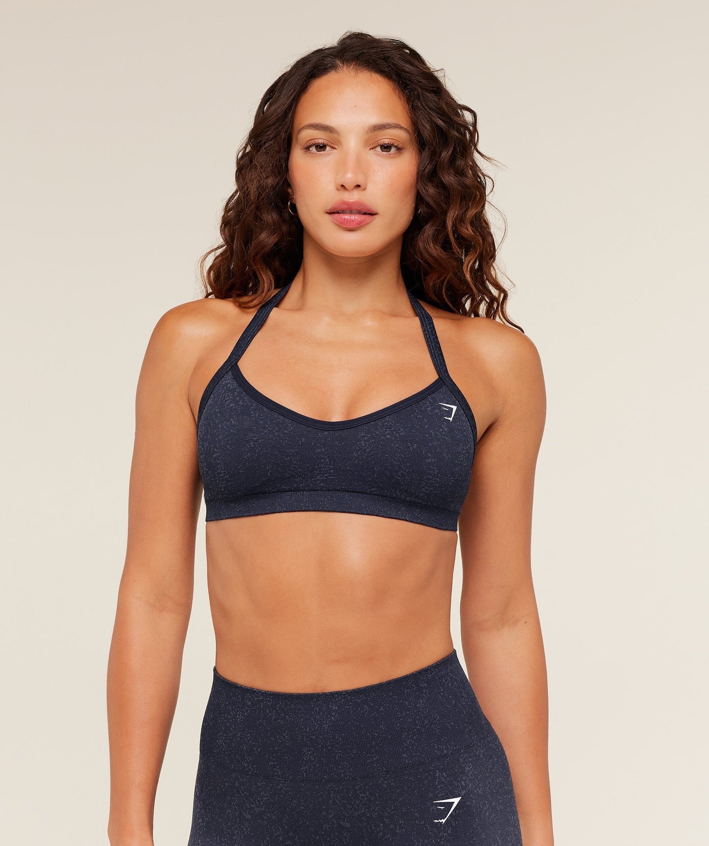 Gymshark Adapt Fleck Sports Bra - Heavy Blue/Iron Blue