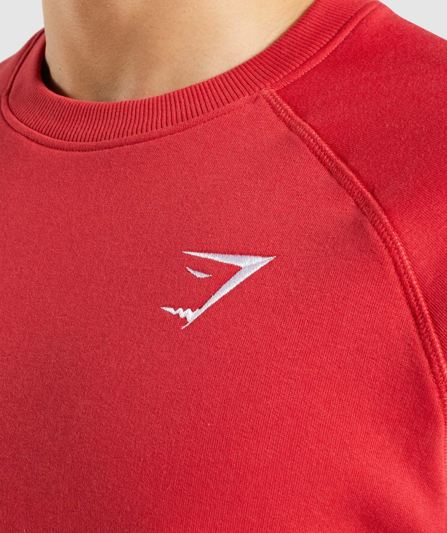 Gymshark Crest Sweatshirt - Red