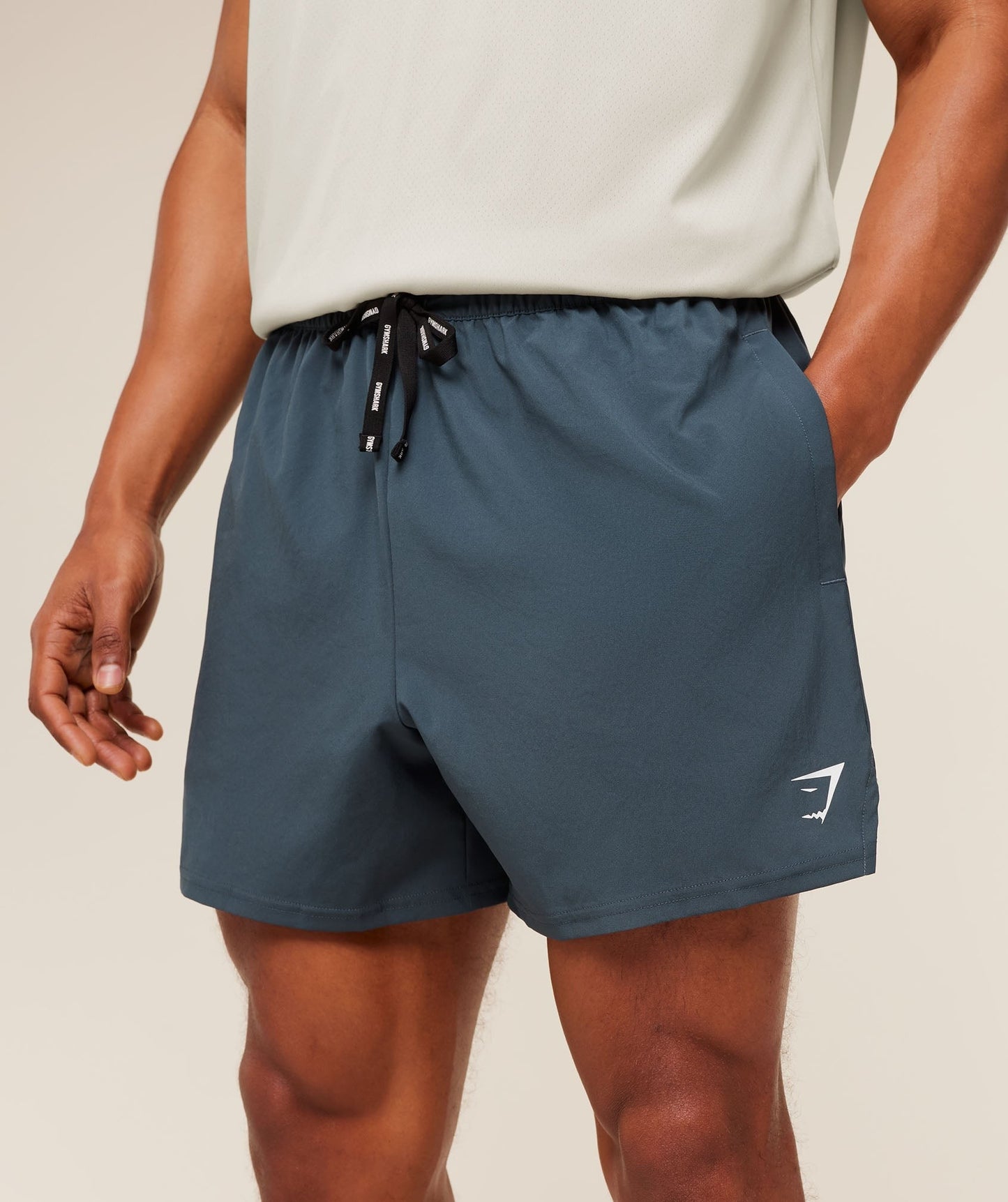 Gymshark Train 5" Shorts - Stealth Blue