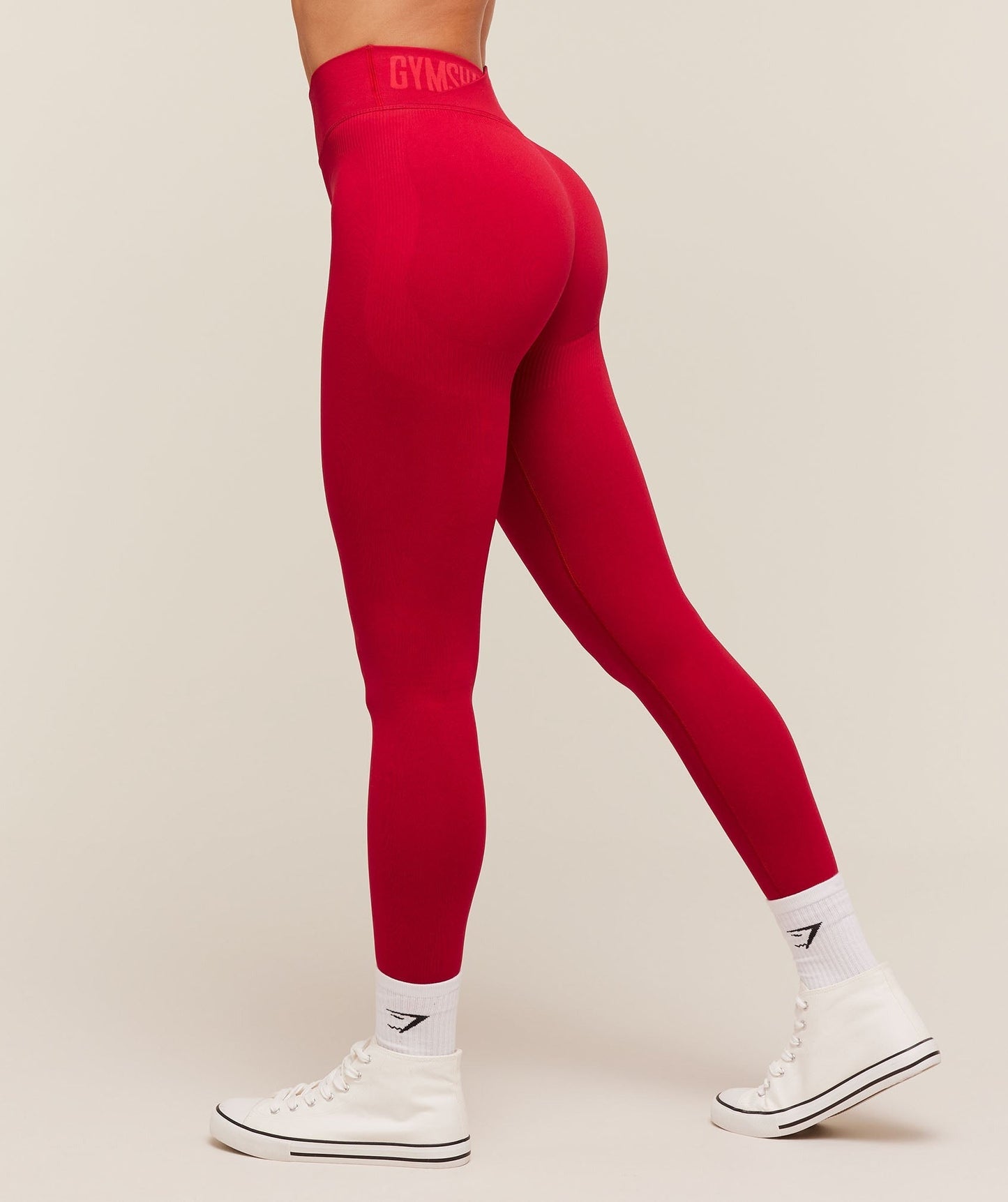 Gymshark Flex V4 Leggings - Carmine Red