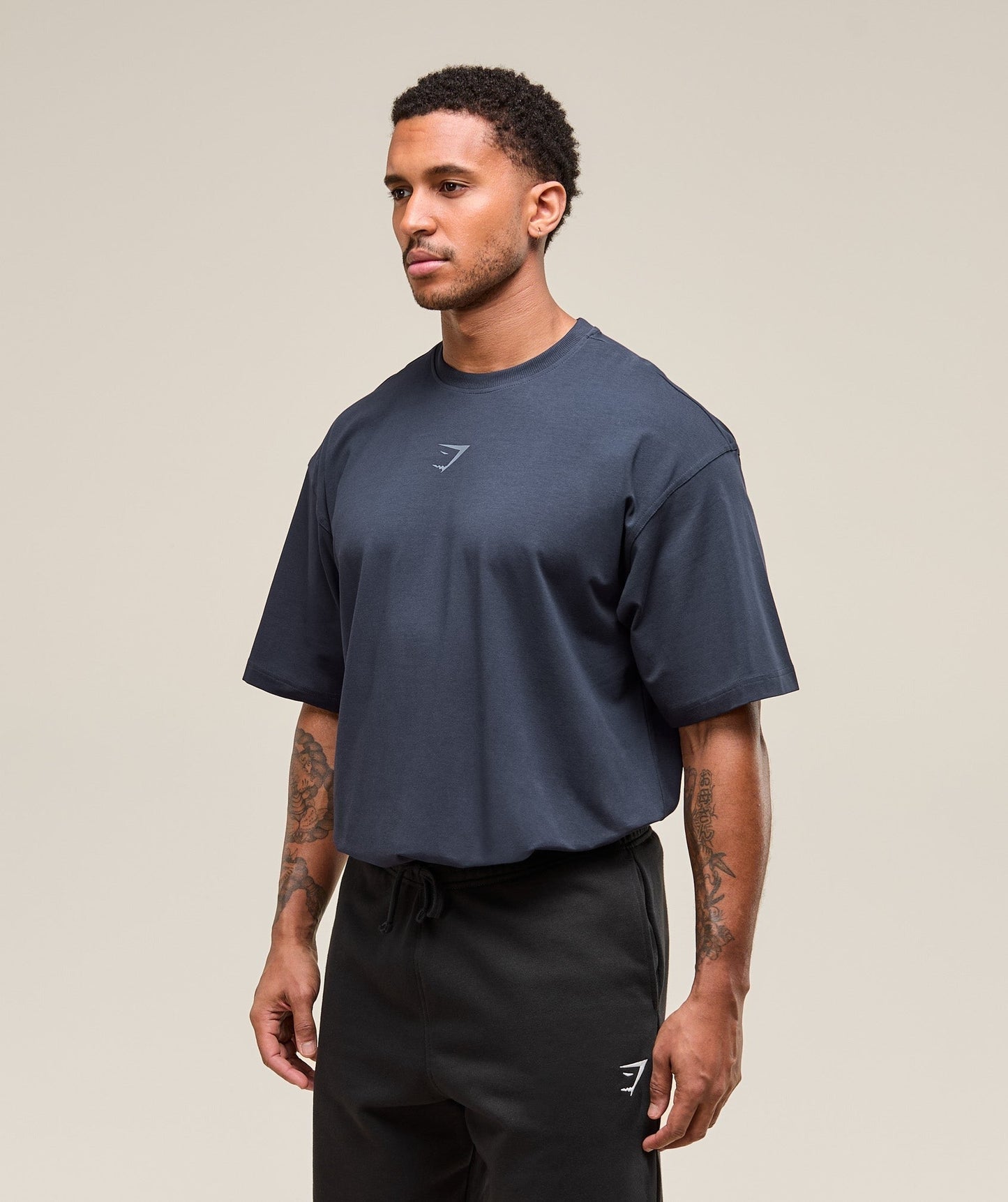 Gymshark Power T-Shirt - Heavy Blue