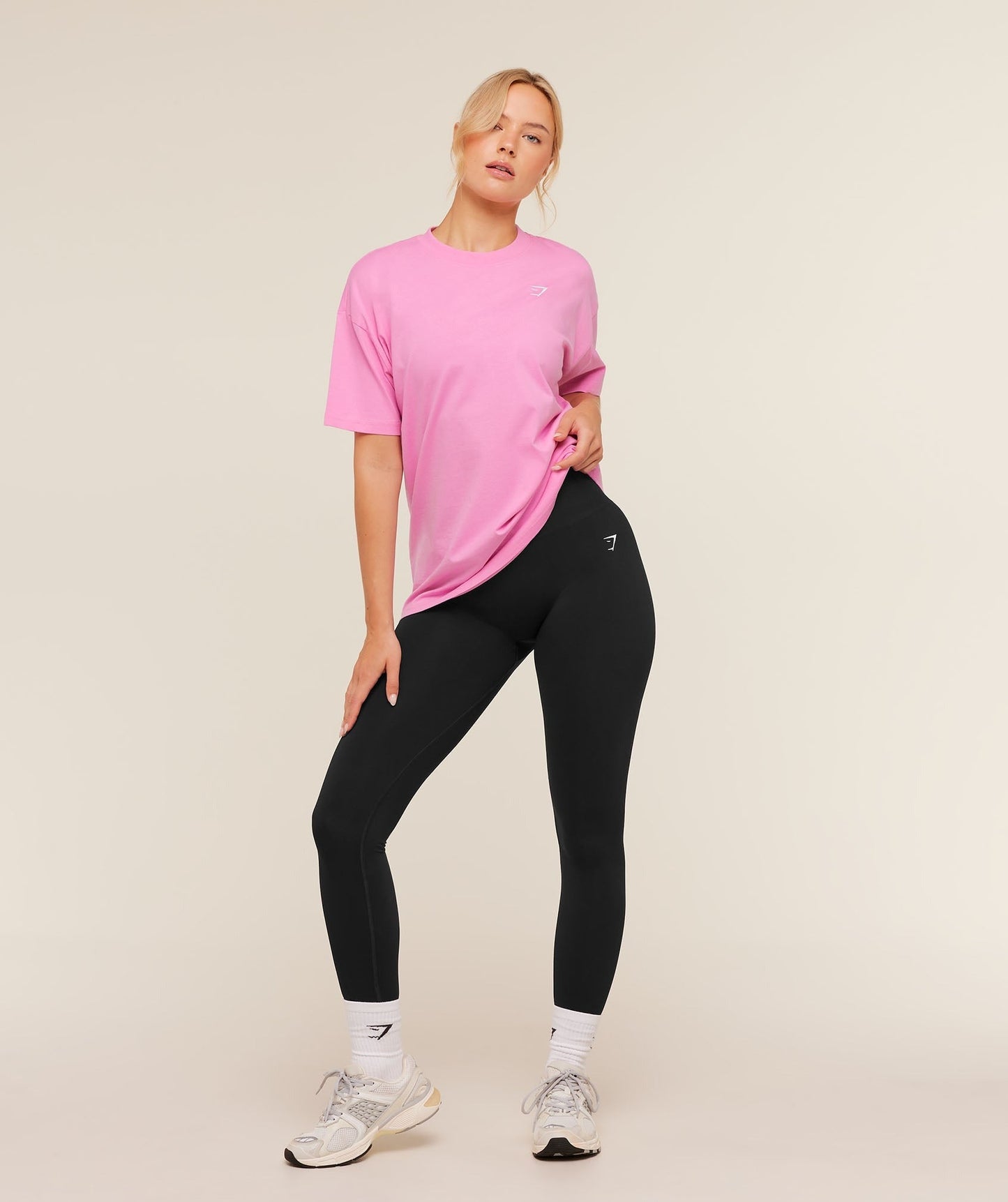 Gymshark Training Oversized T-Shirt - Focus Pink